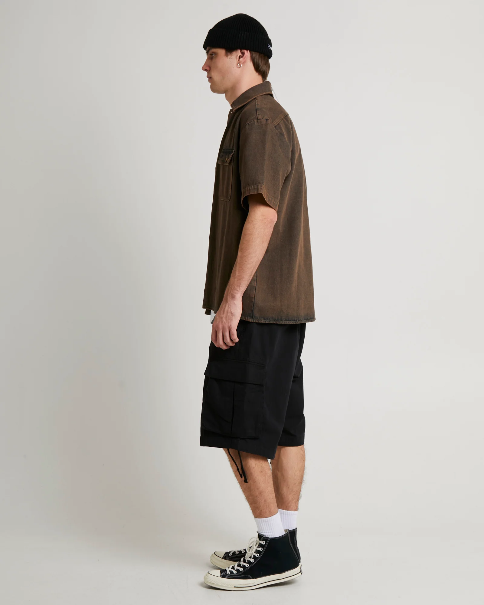 Denim Short Sleeve Shirt - Image 4