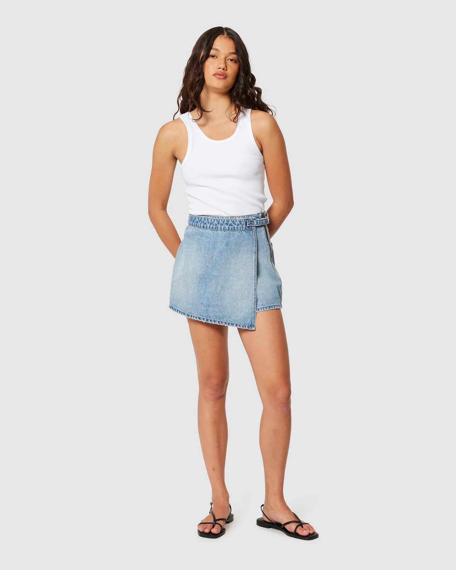 Denim Skort True Rinse - Image 5
