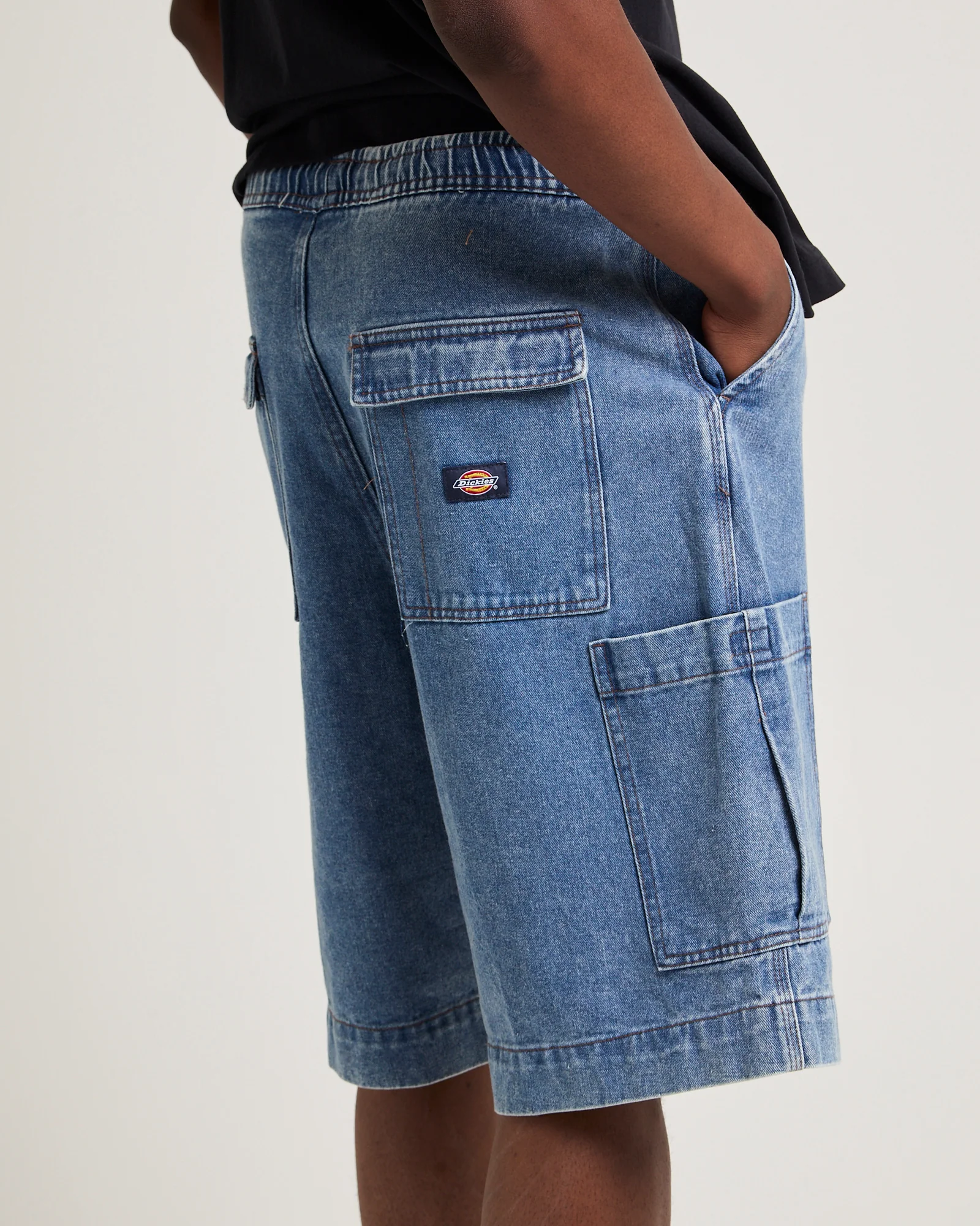 Dickies Cargo Chute Denim Shorts - Image 5