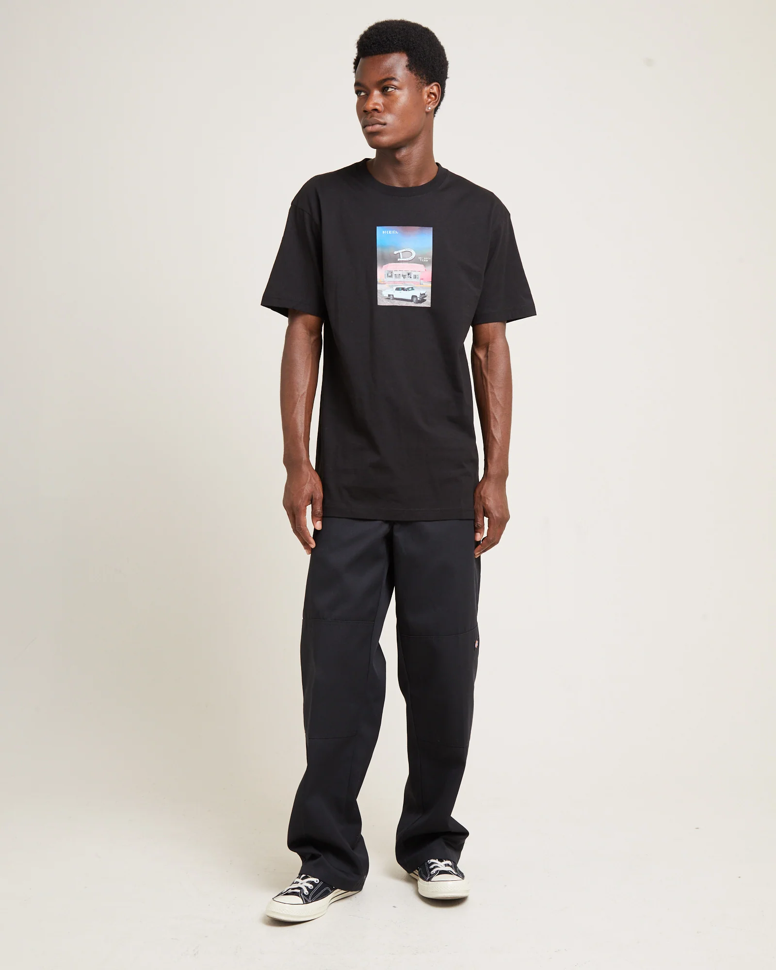 Diner 330 Short Sleeve T-Shirt Black - Image 3