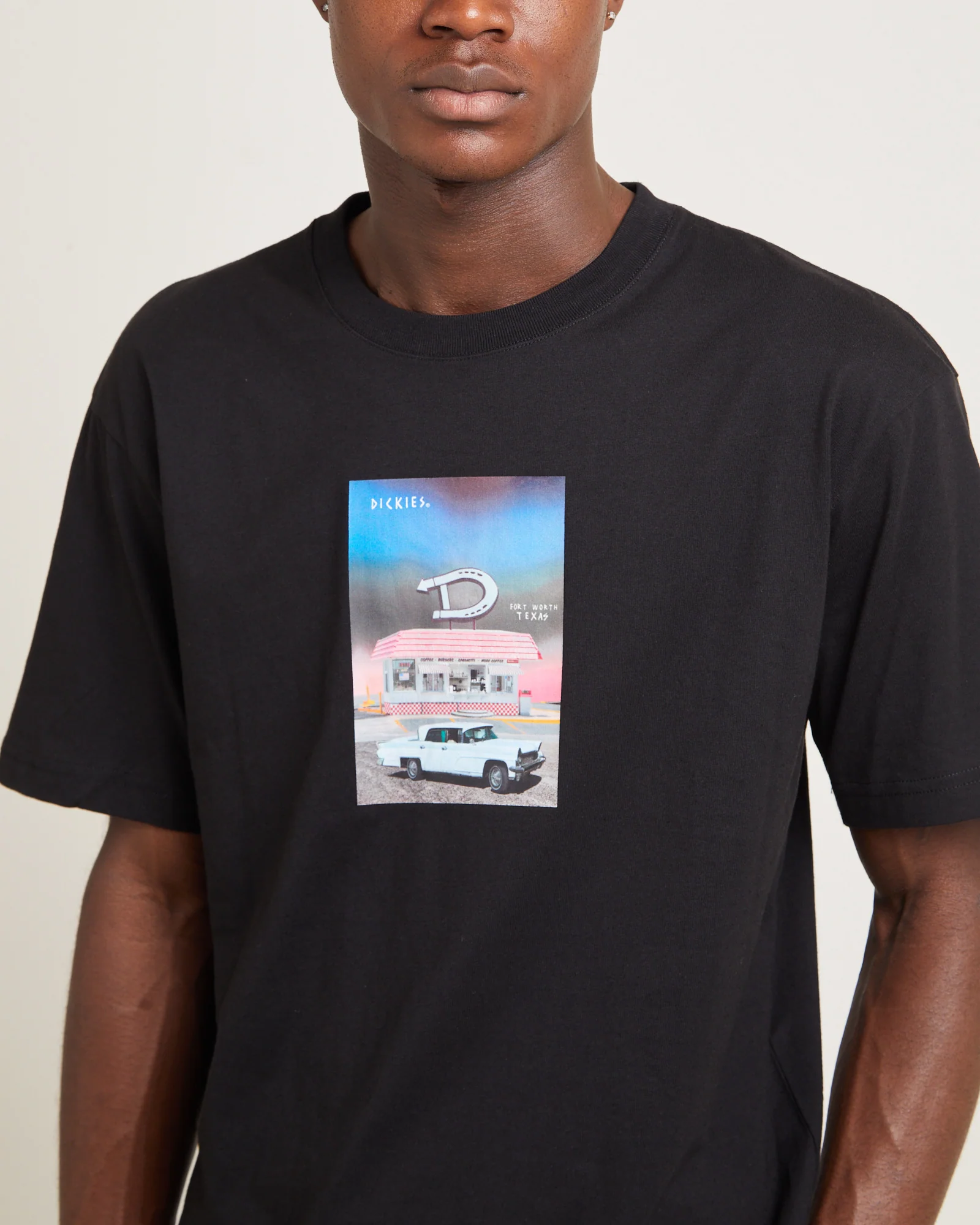 Diner 330 Short Sleeve T-Shirt Black - Image 5