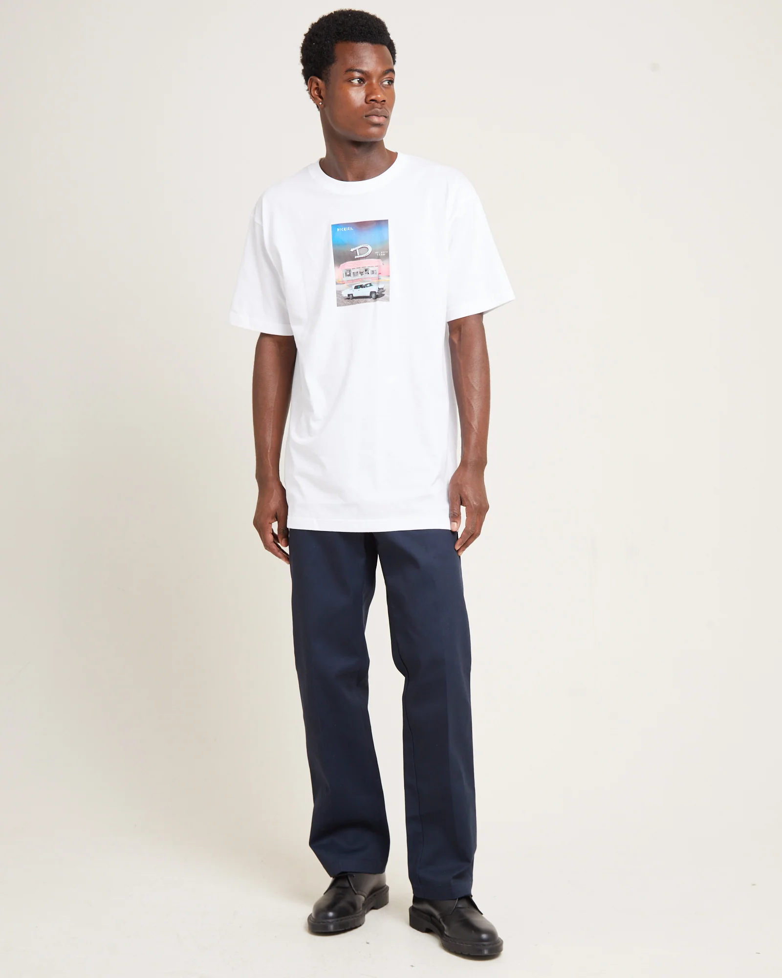 Diner 330 Short Sleeve T-Shirt White - Image 3