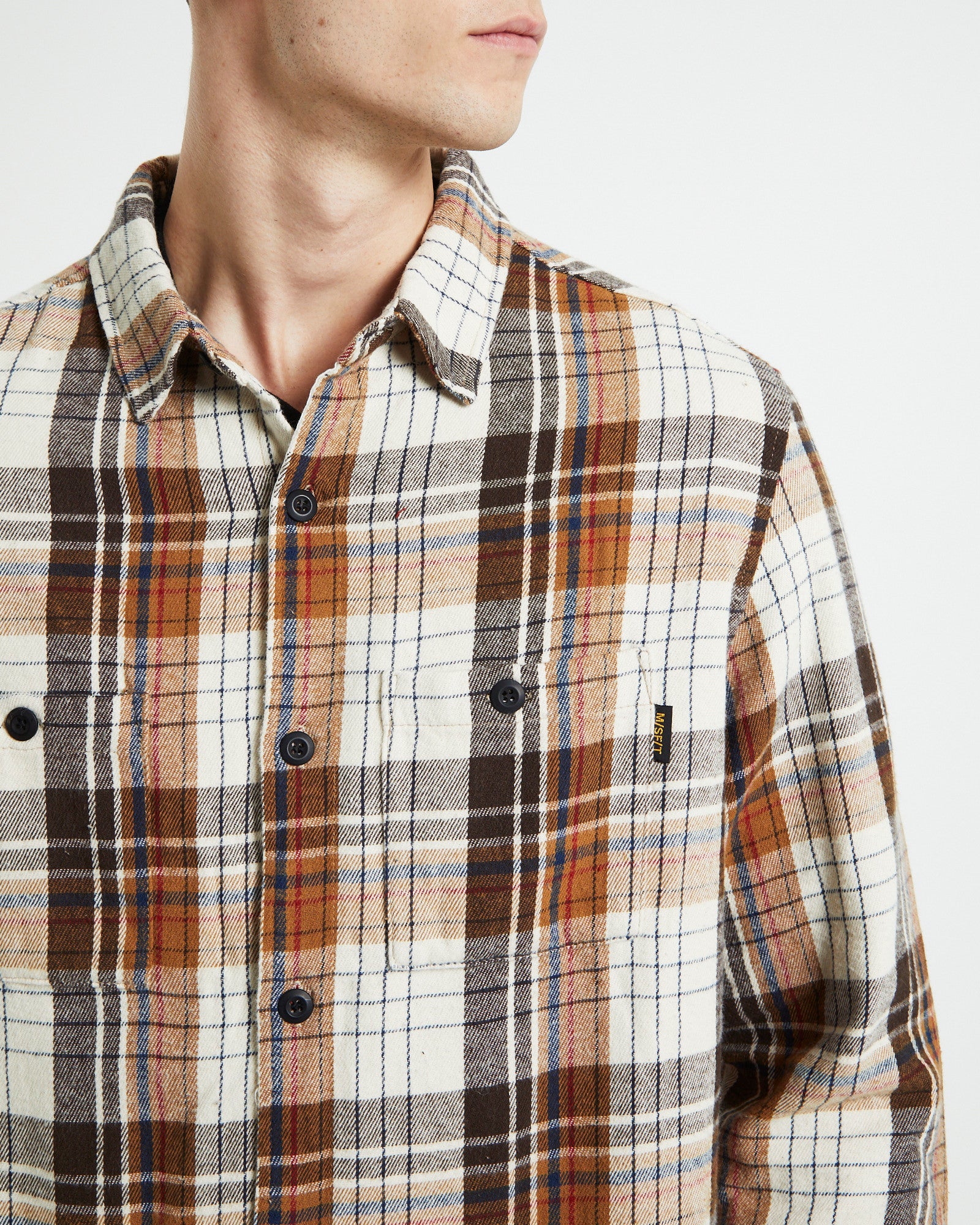 Dino Pigs Long Sleeve Overshirt Off White - Image 6