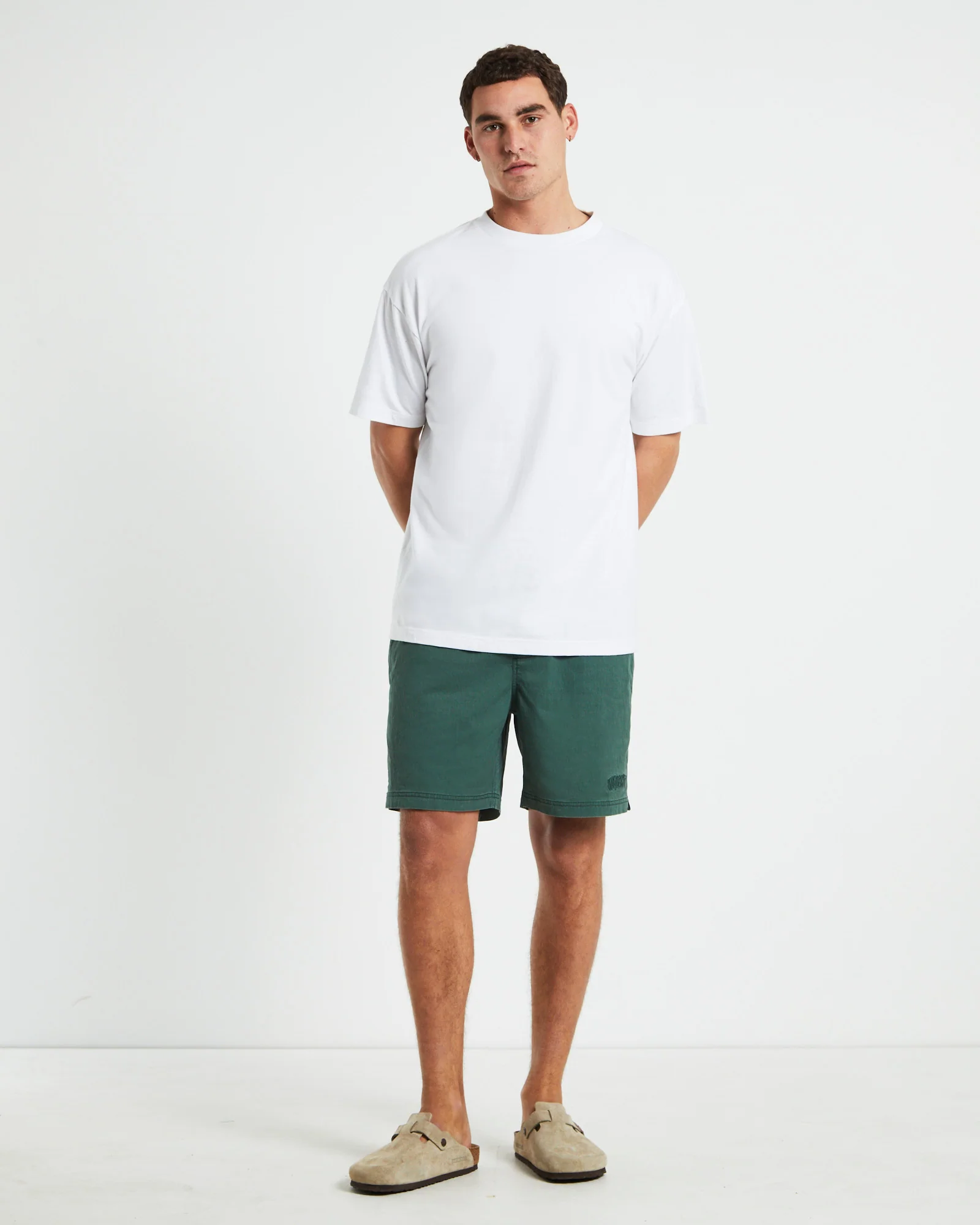 Dive Boardshorts in Green - Image 3