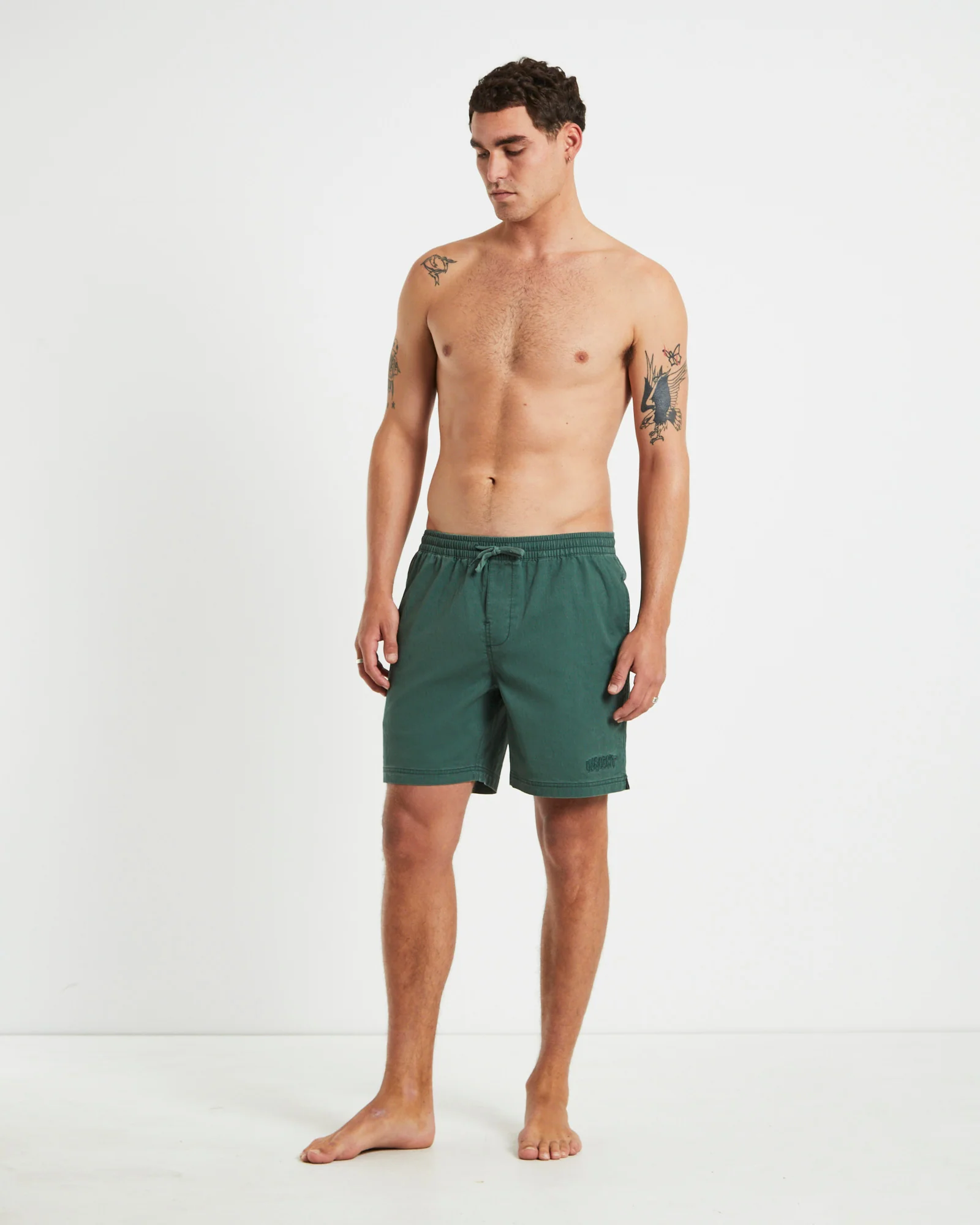 Dive Boardshorts in Green - Image 4