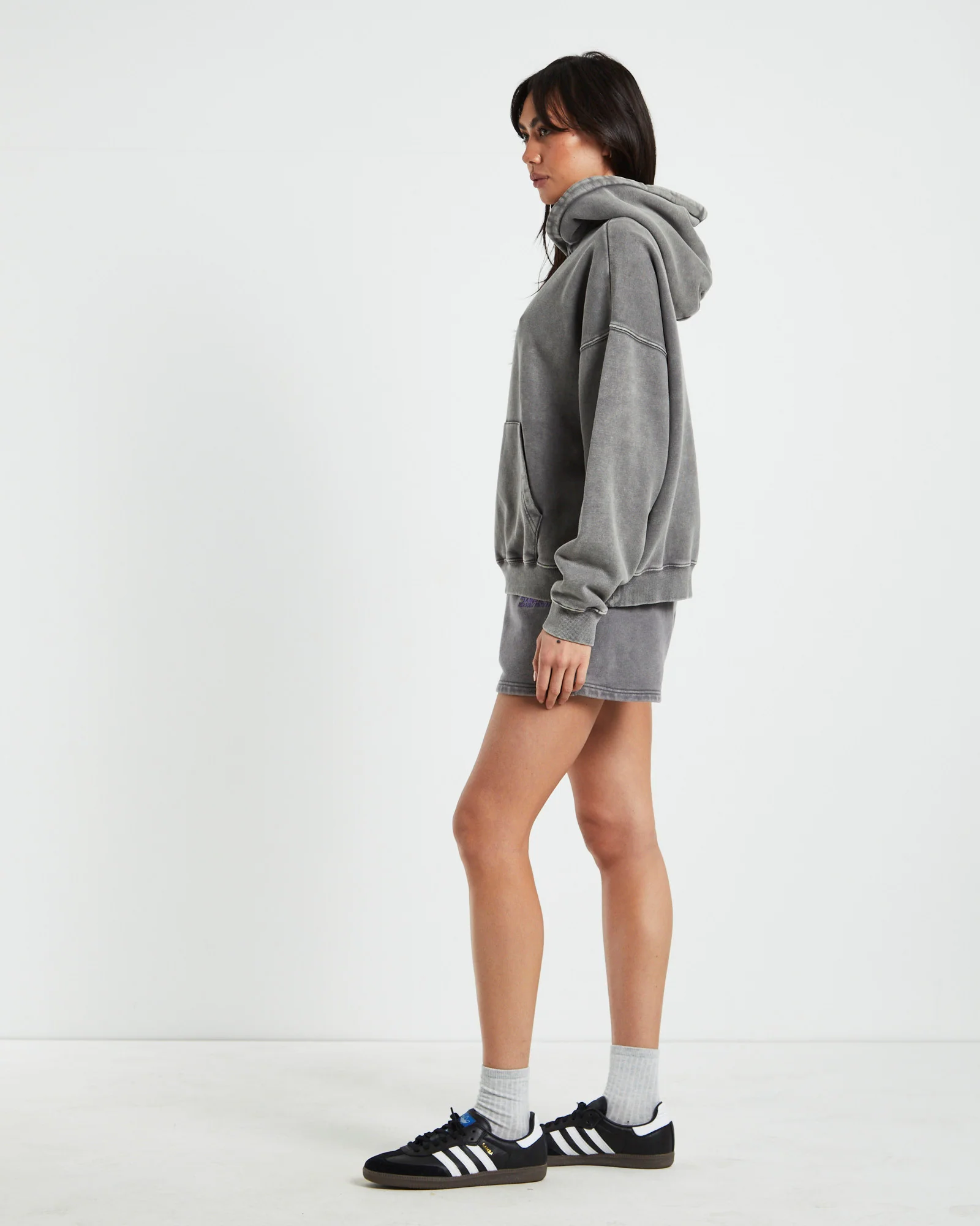 Dive Fleece Hood Acid Slate - Image 4