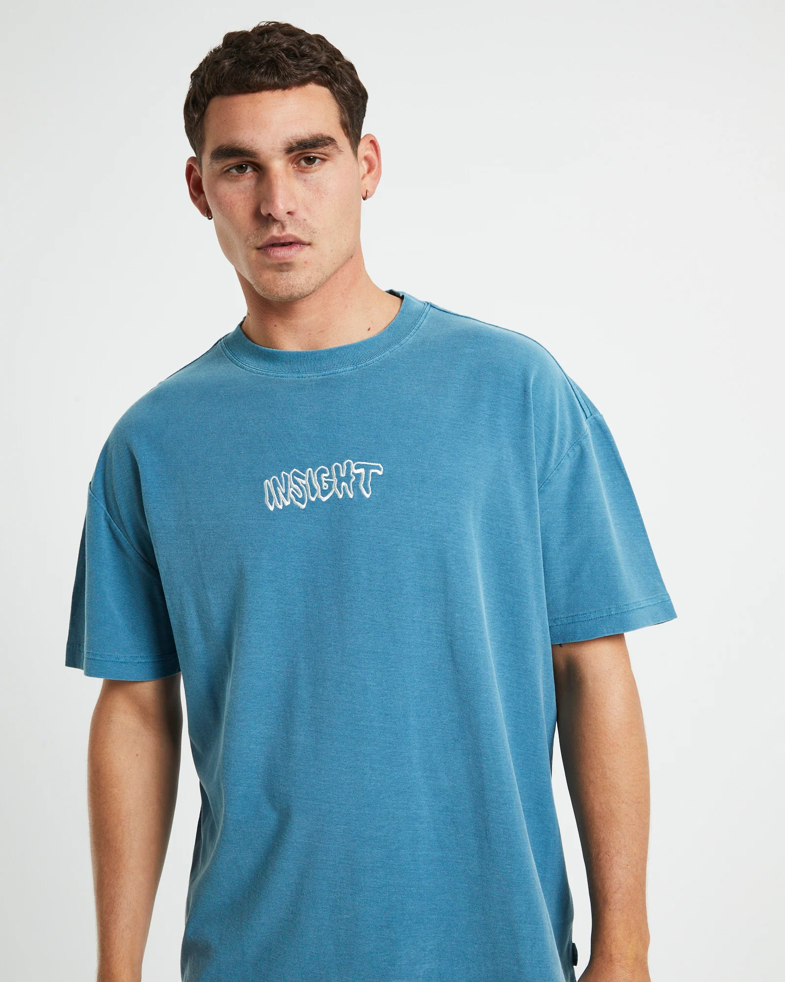 Dive Short Sleeve T-Shirt in Ocean Blue - Image 5
