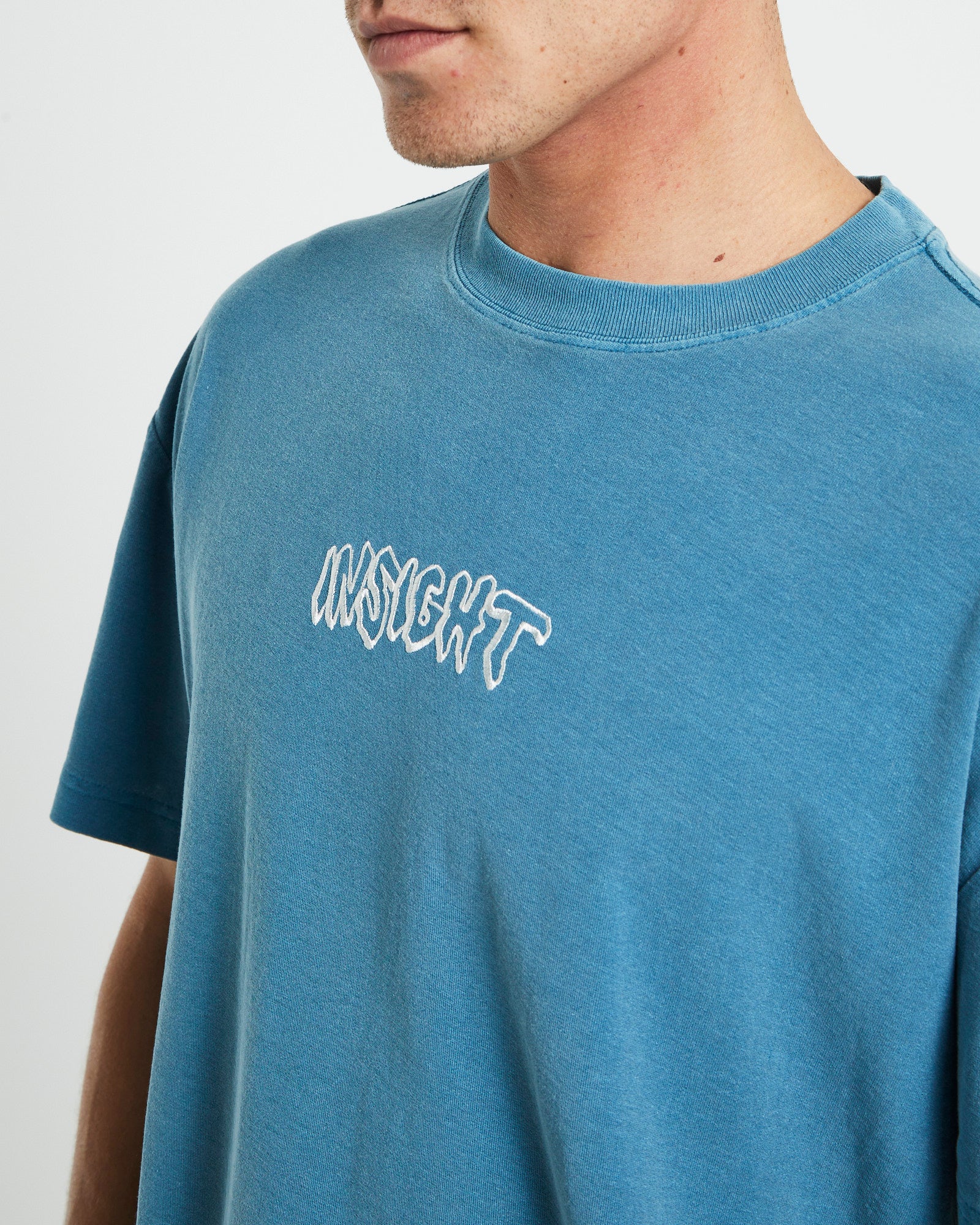 Dive Short Sleeve T-Shirt in Ocean Blue - Image 6