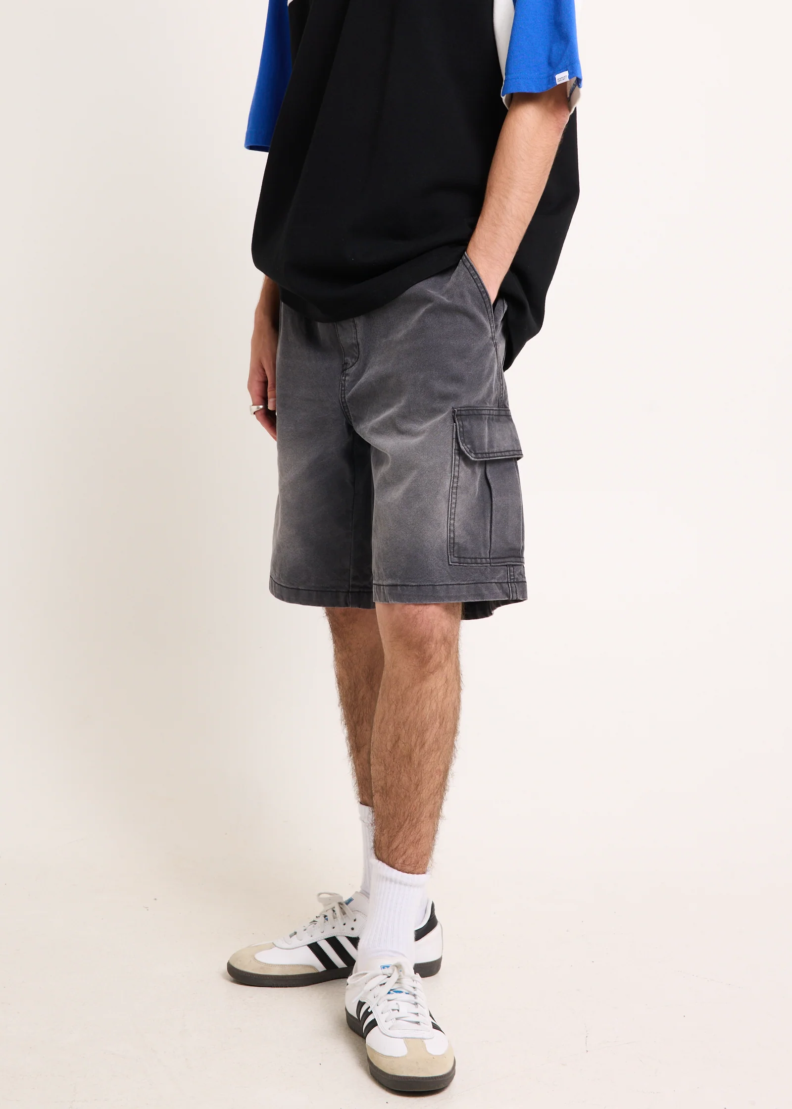 DNA Canvas Cargo Shorts - Image 5