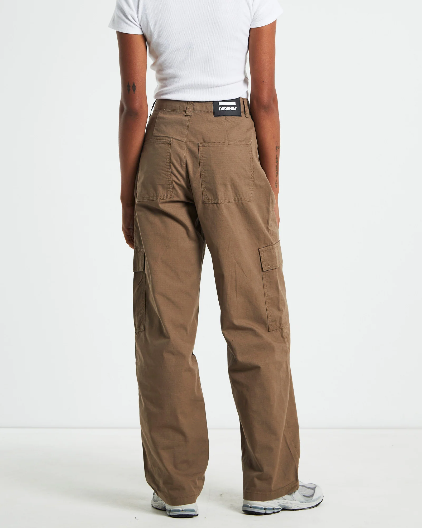 Donna Cargo Pants Walnut Brown - Image 3