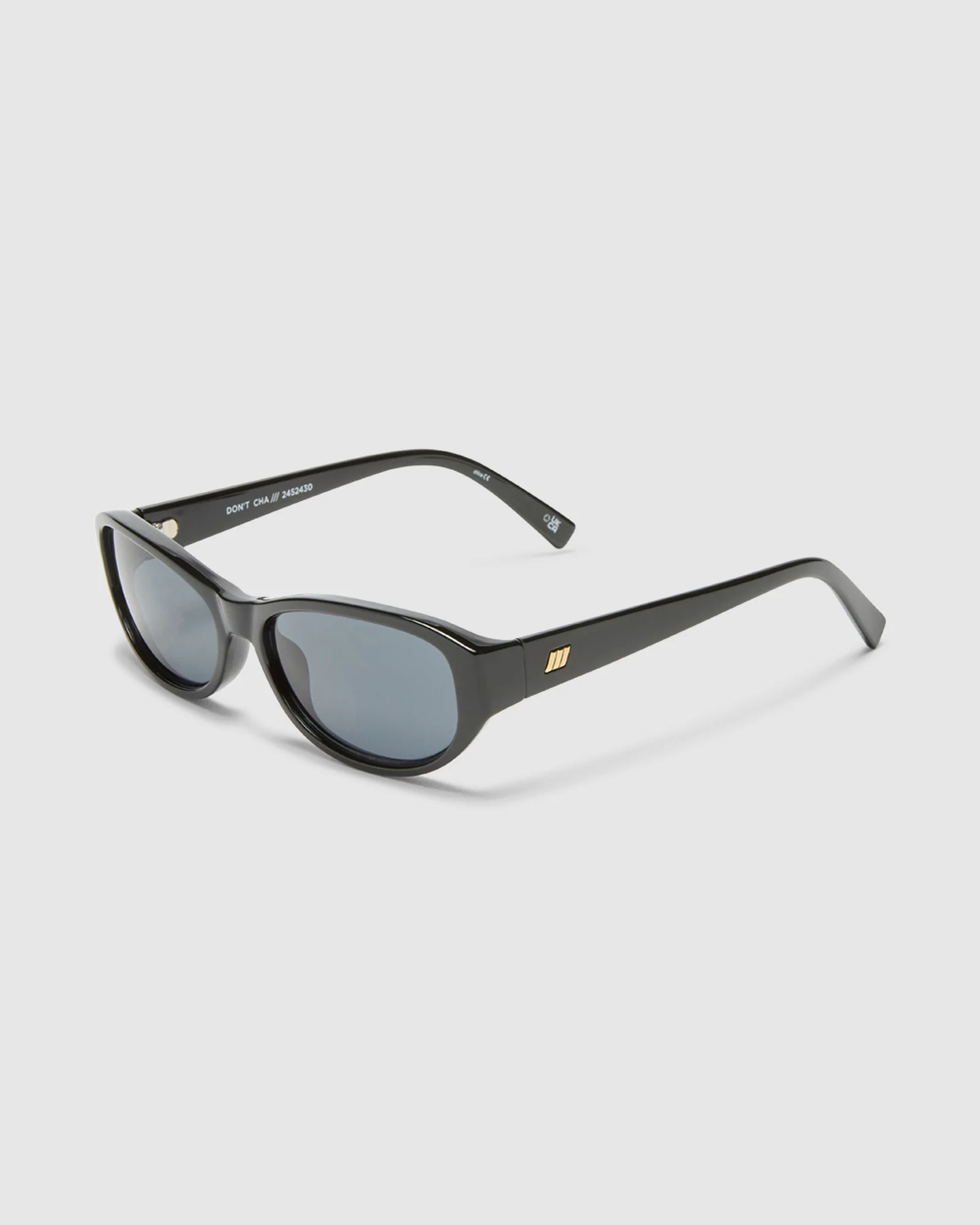 Don't Cha Sunglasses Black/Smoke Mono - Image 2