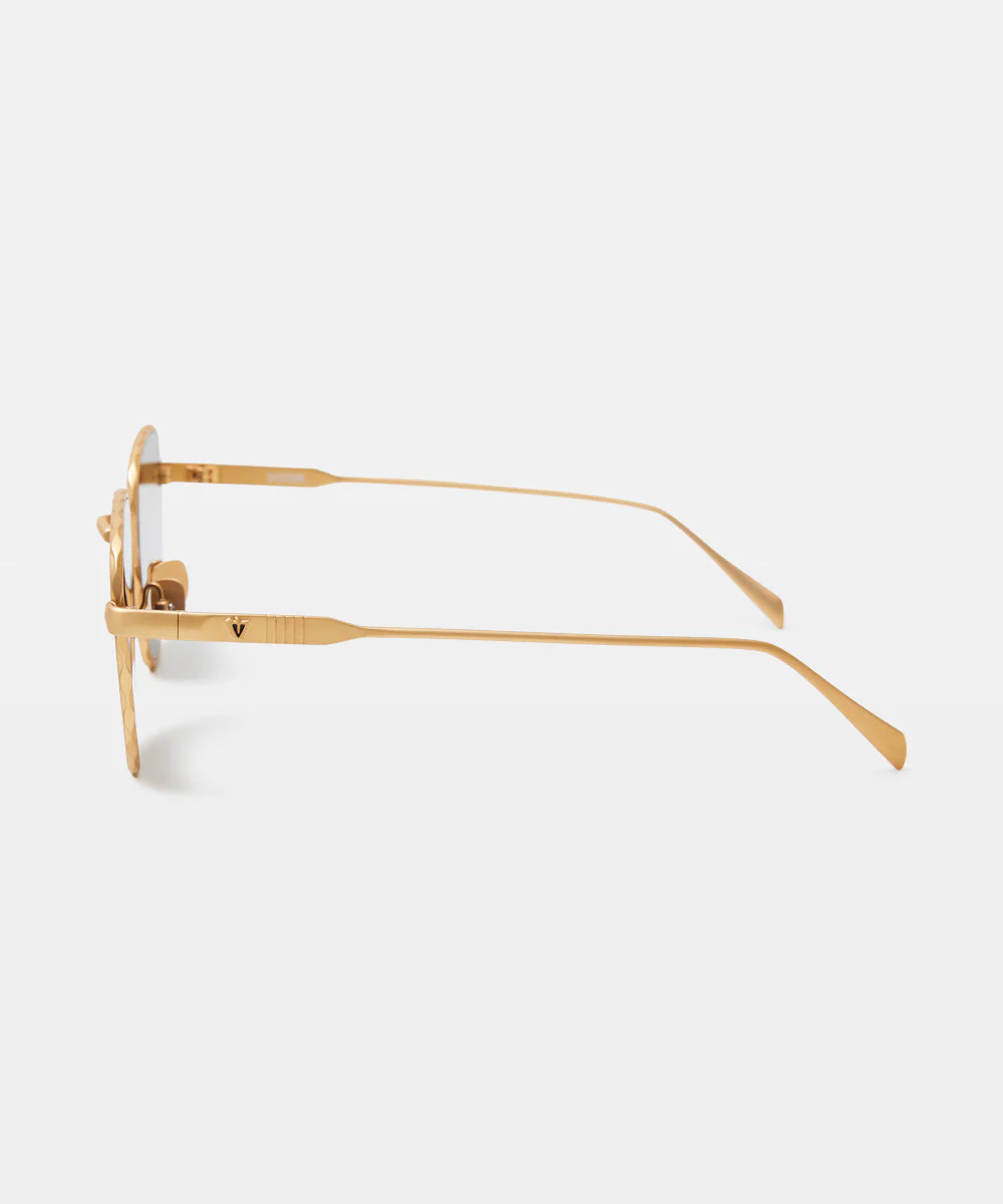 Dotan Sunglasses Brushed Gold - Image 3