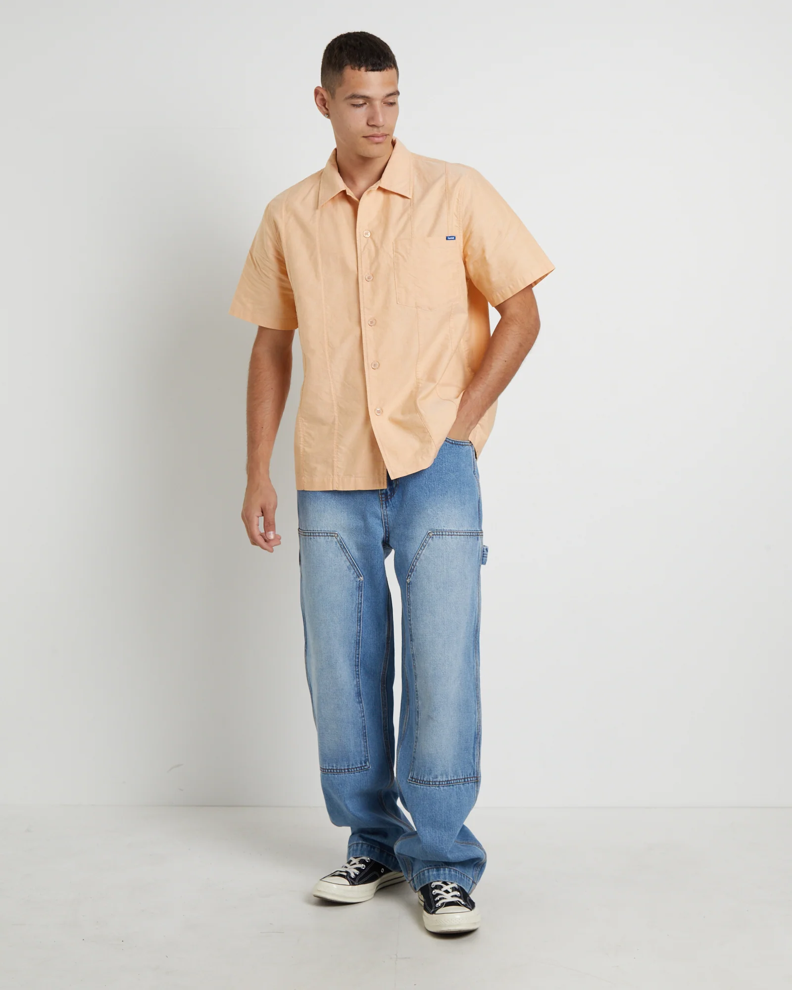 Double Knee Carpenter Pants in Vintage Wash - Image 3
