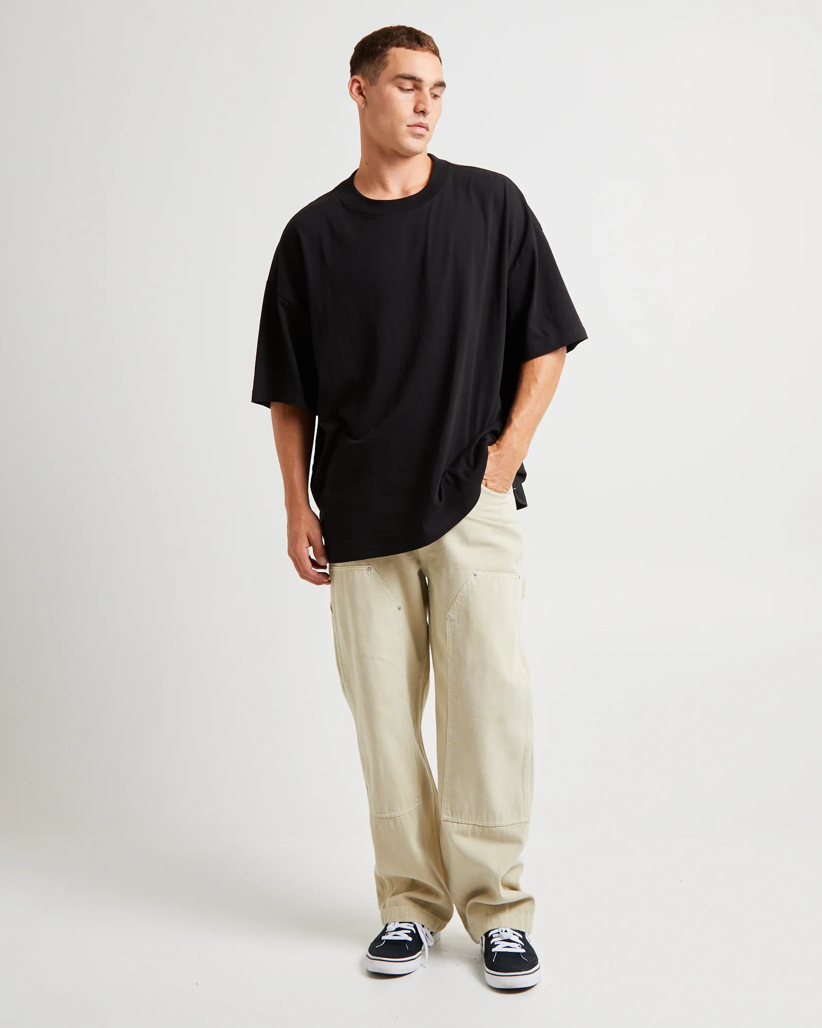 Double Knee Carpenter Pants Used Natural - Image 2