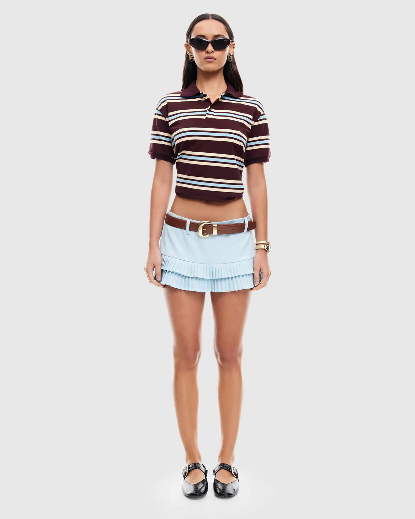 Double Ruffle Mini Skort - Image 3