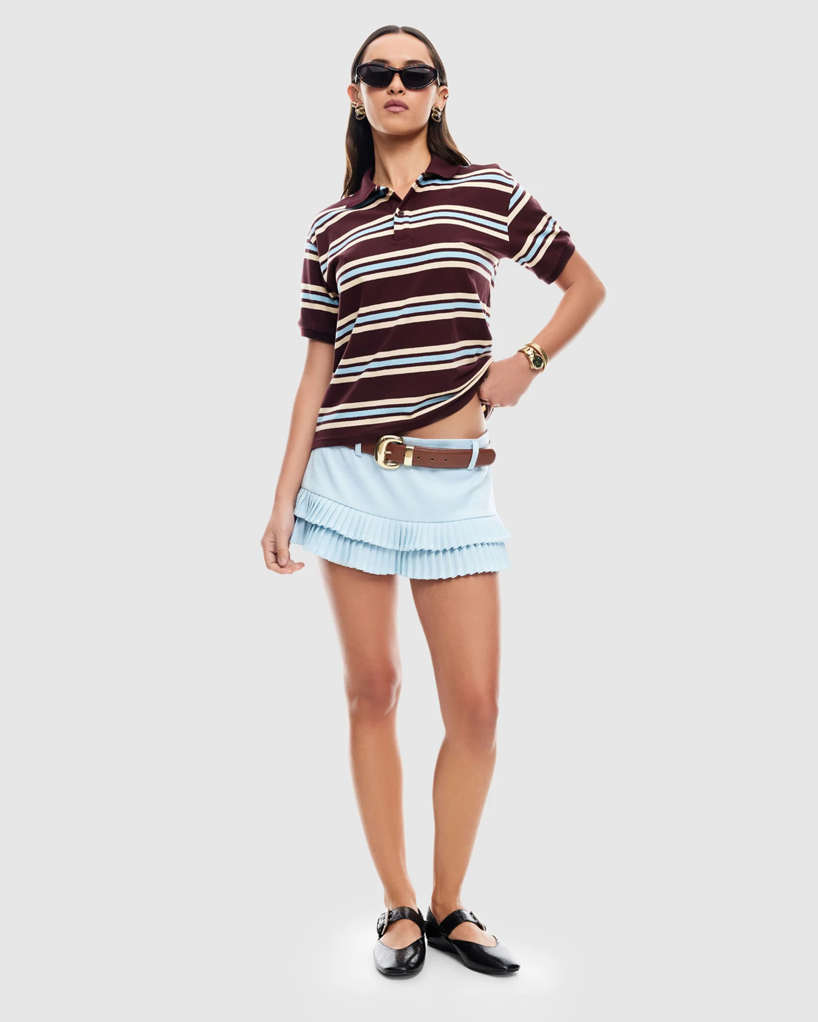 Double Ruffle Mini Skort - Image 4