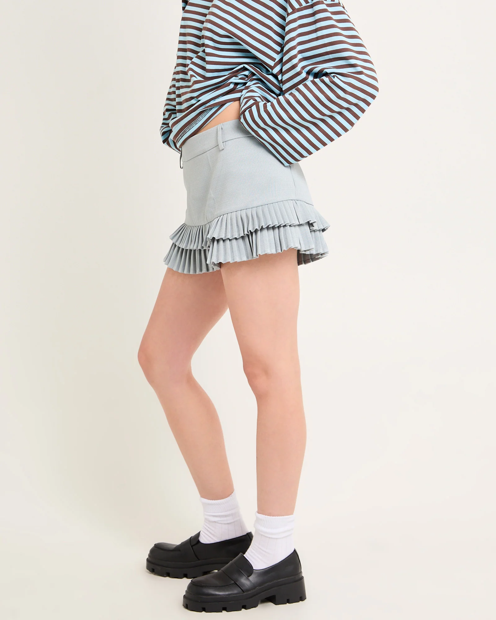 Double Ruffle Mini Skort - Image 4