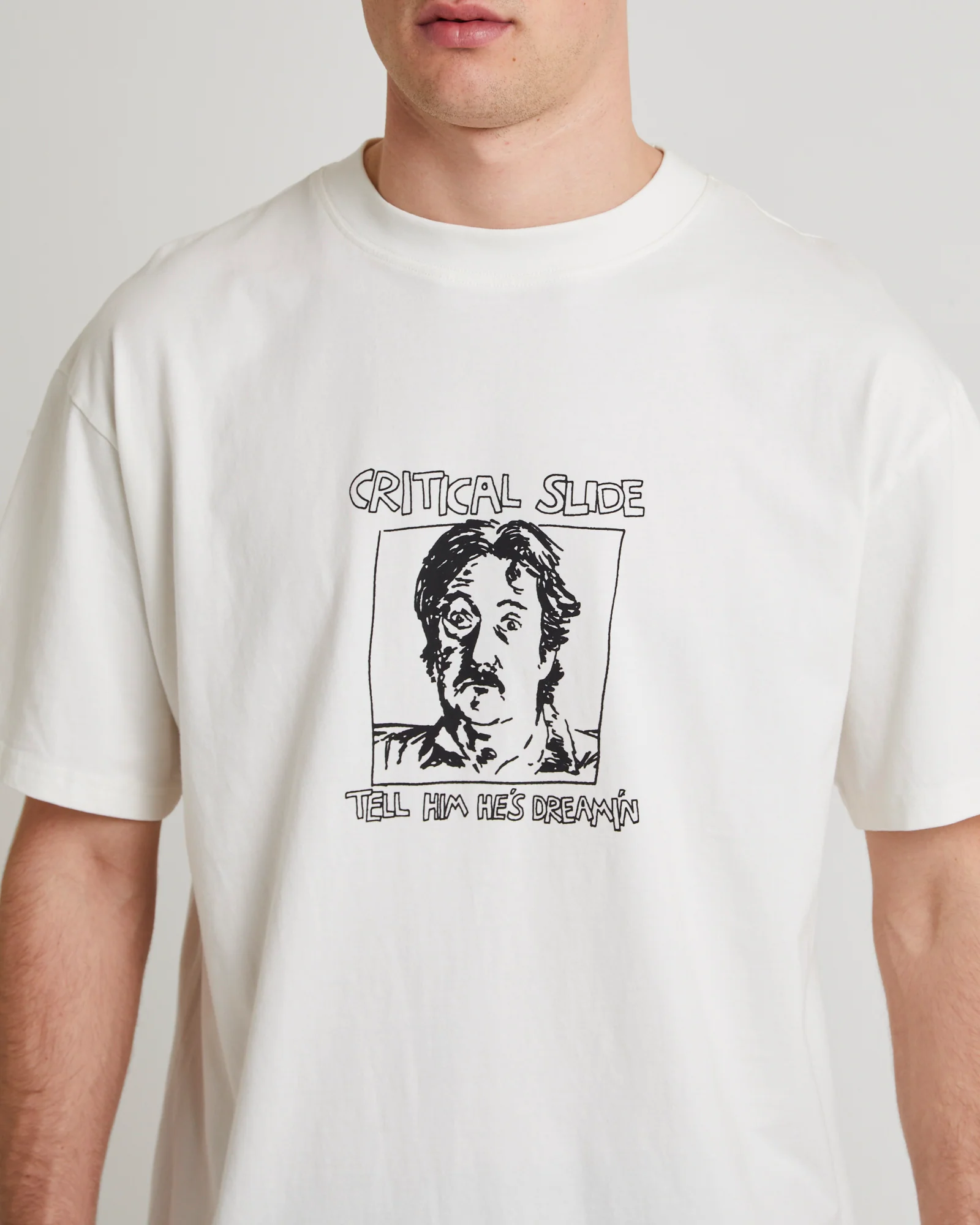 Dreamin Short Sleeve T-Shirt  Vintage White - Image 5
