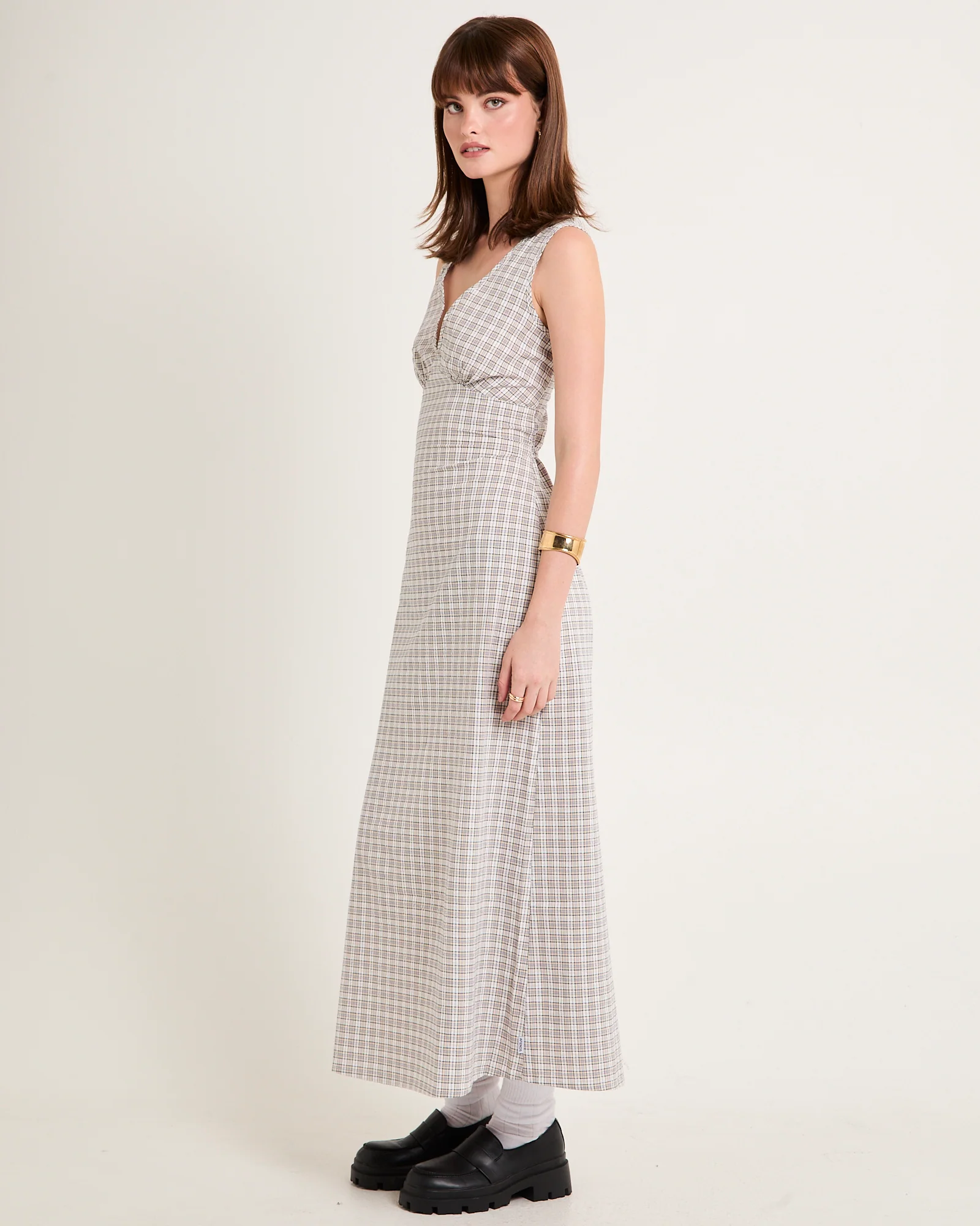 Drew Seersucker Maxi Dress - Image 3