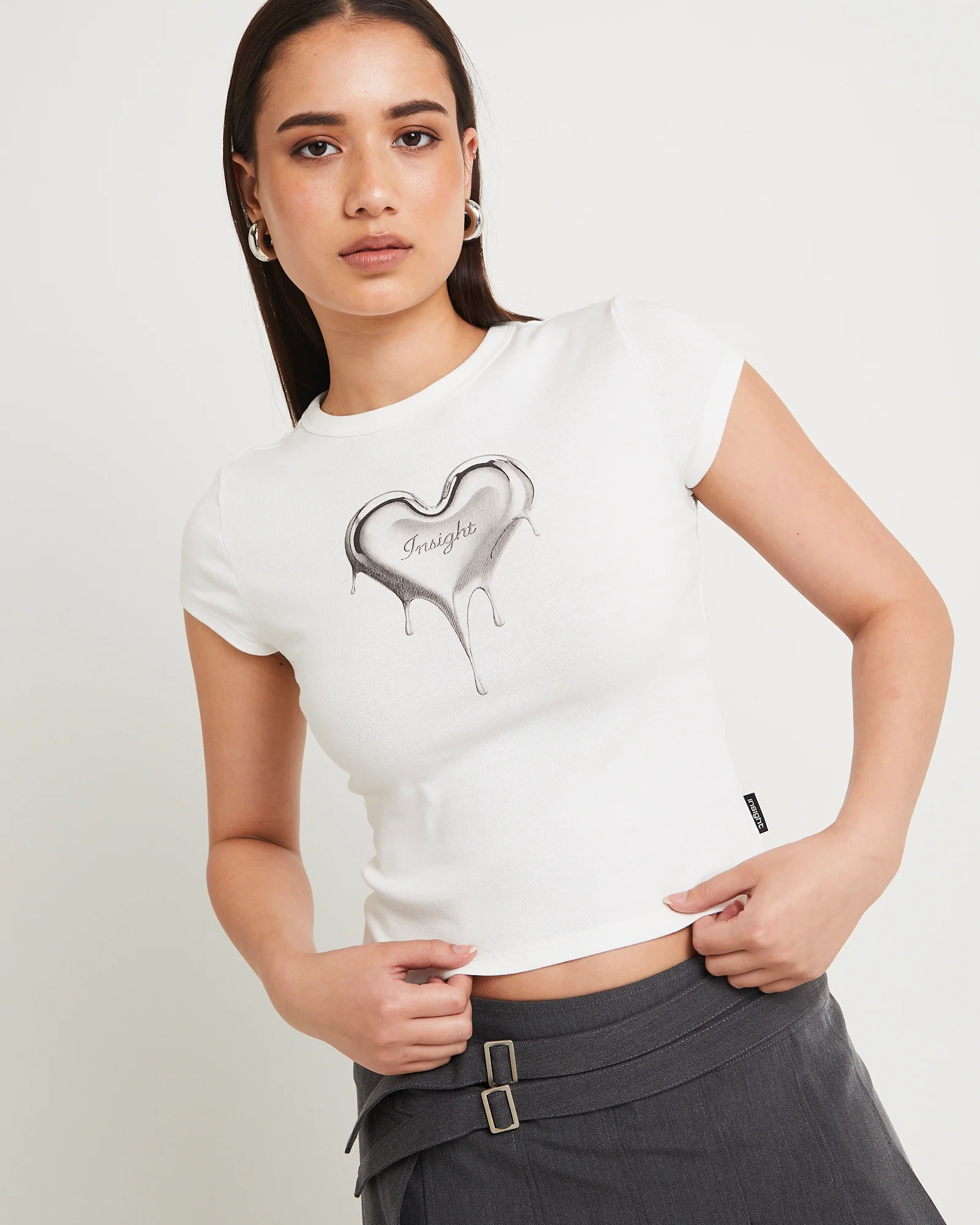 Dripping Heart Baby Tee - Image 5