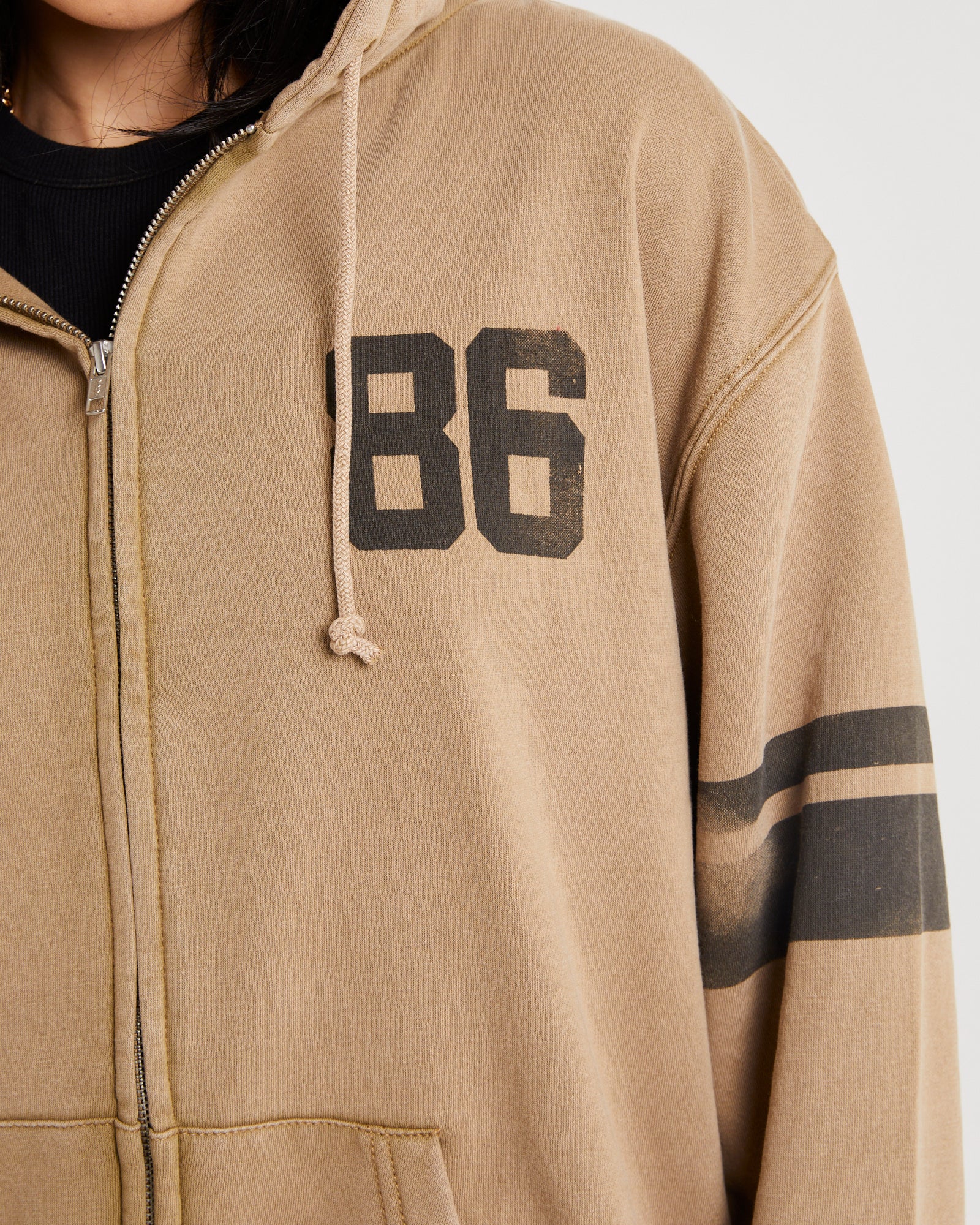 Dusty Zip Through Hoodie - Image 5