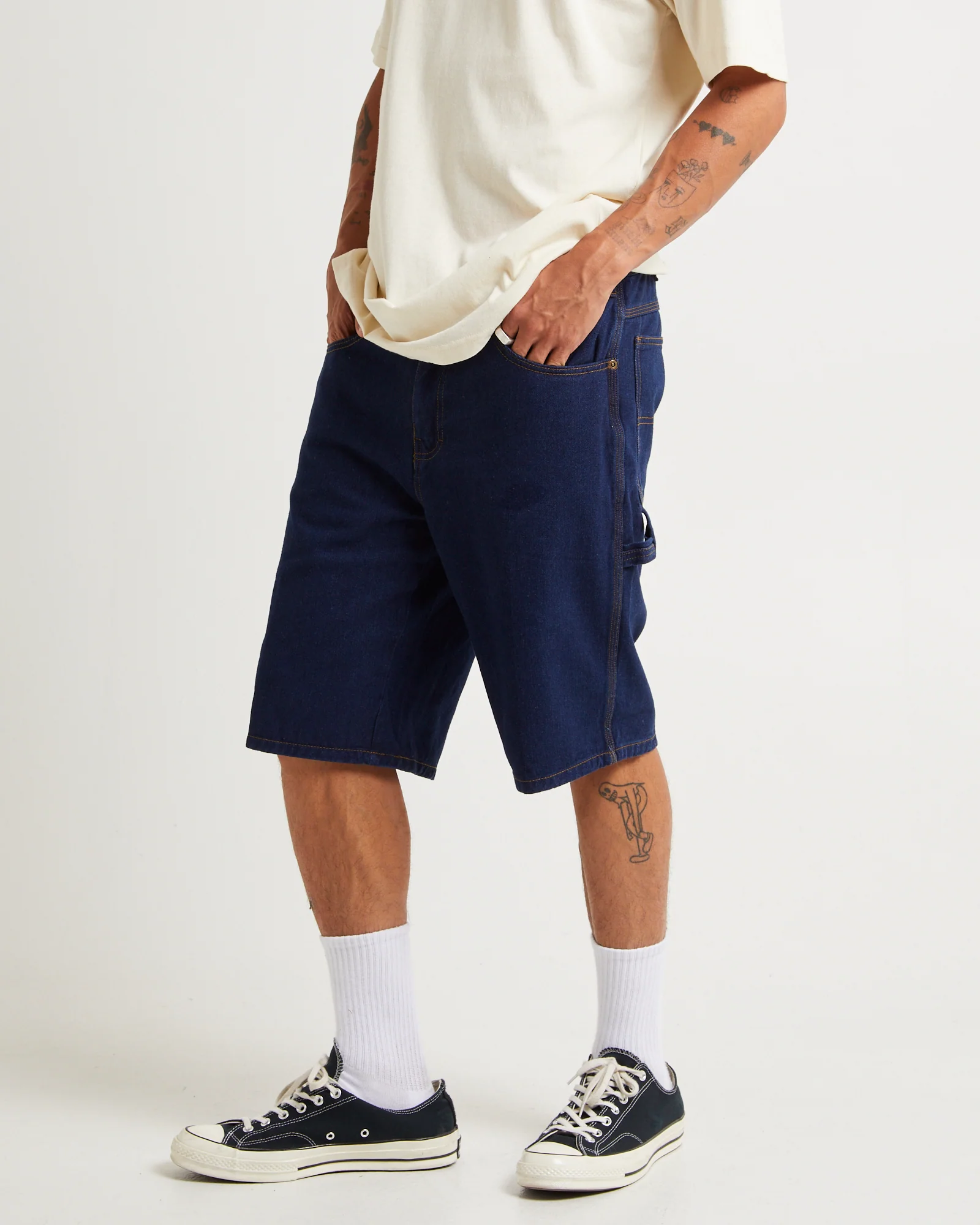 DX200 Denim Carpenter Shorts - Image 4