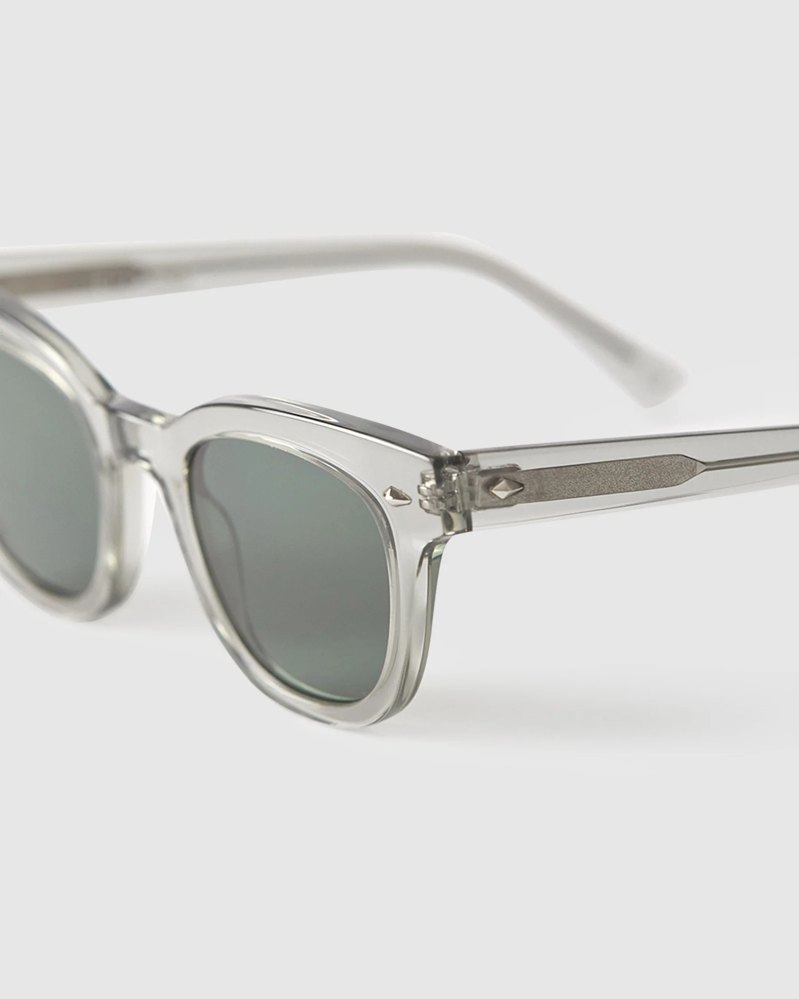 Dylan Smoke Sunglasses Polished Crystal Clear - Image 6