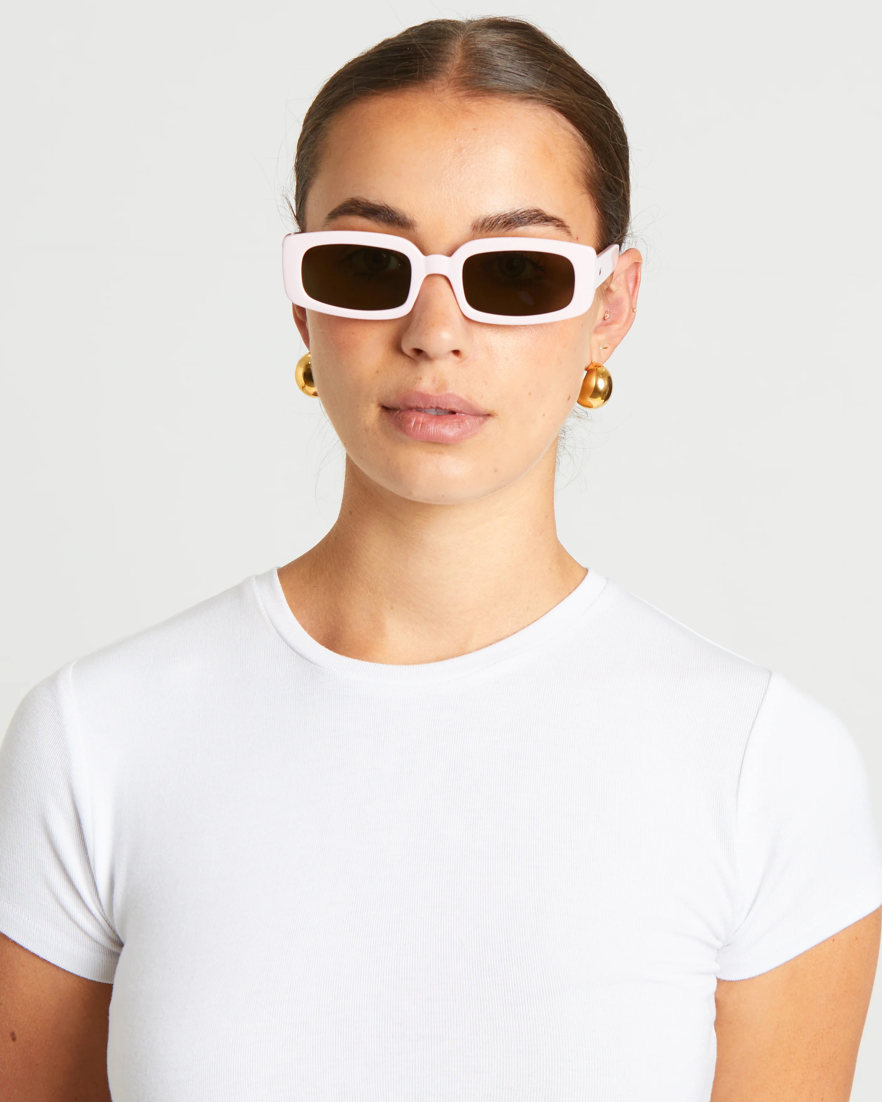 Dynamite Sunglasses in Pink Salt/Khaki Mono - Image 2