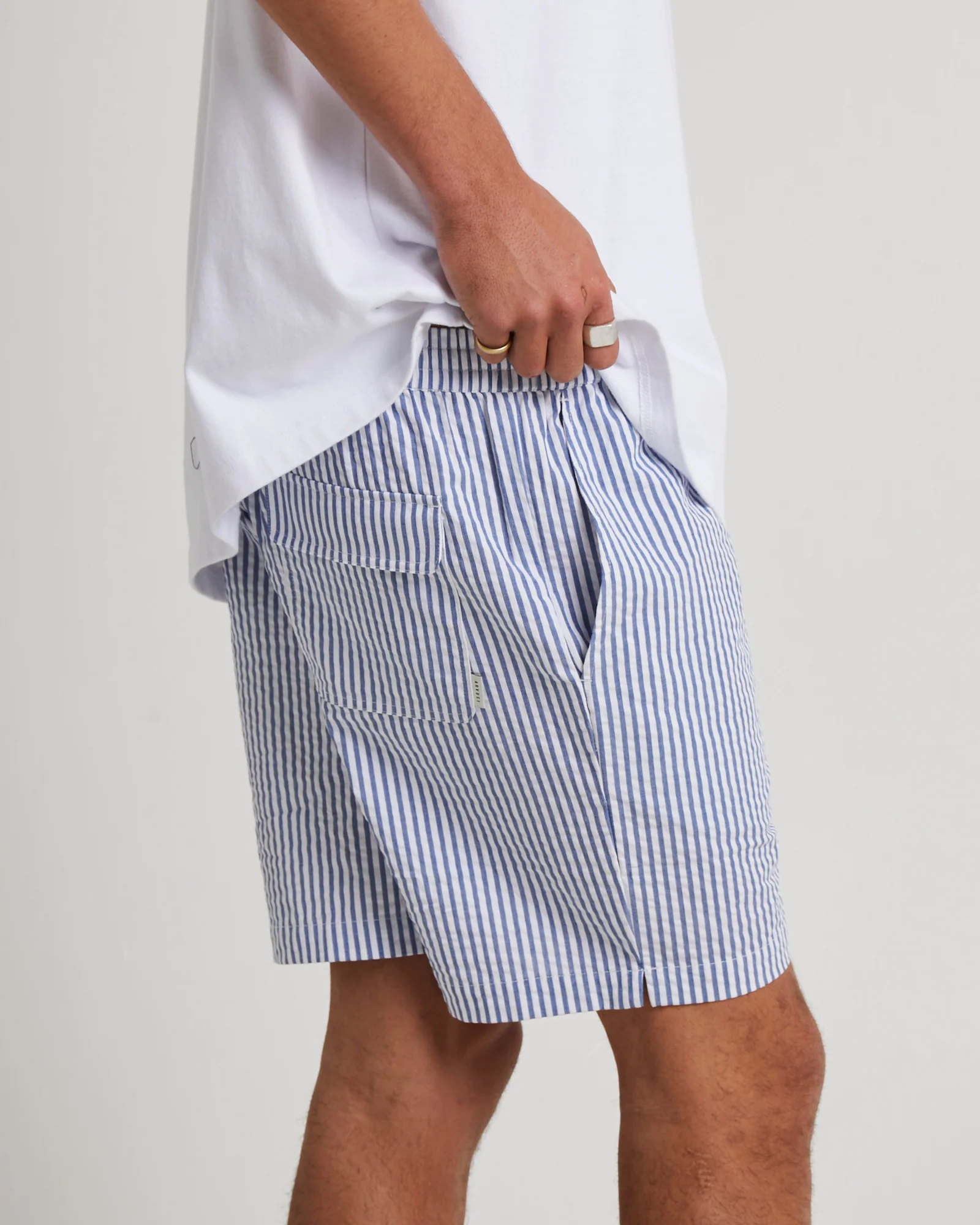 East Stripe Seersucker Short - Image 5