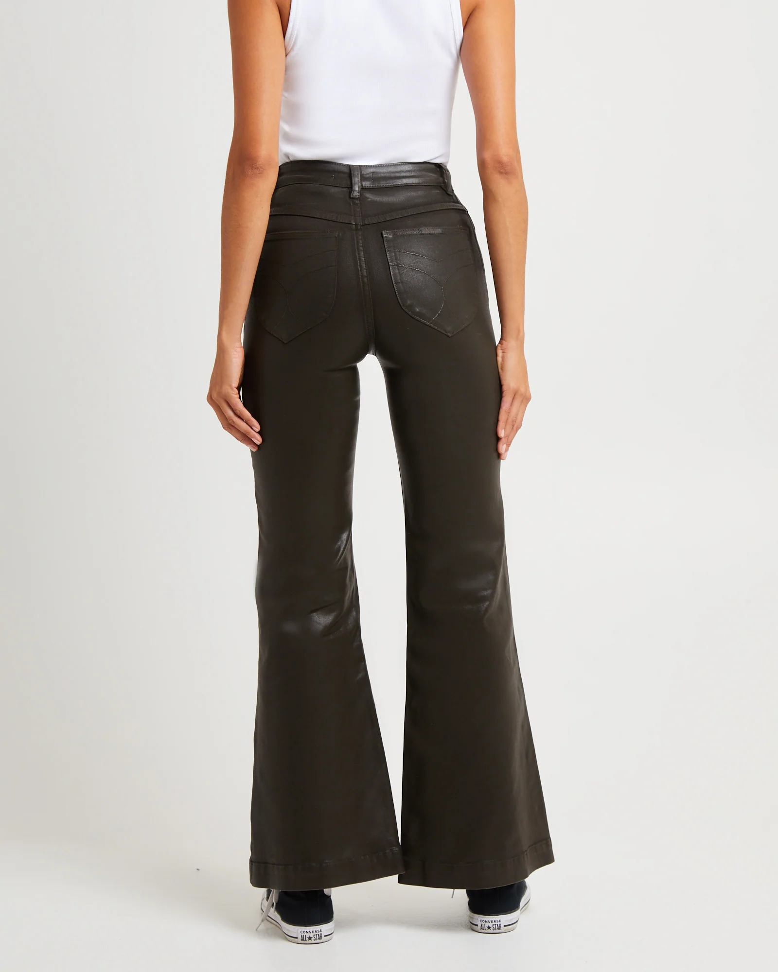 Eastcoast Flare Coated Denim Jeans - Image 2