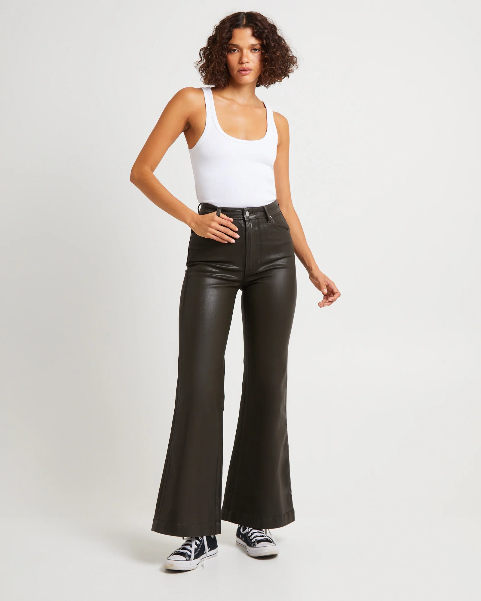 Eastcoast Flare Coated Denim Jeans - Image 3