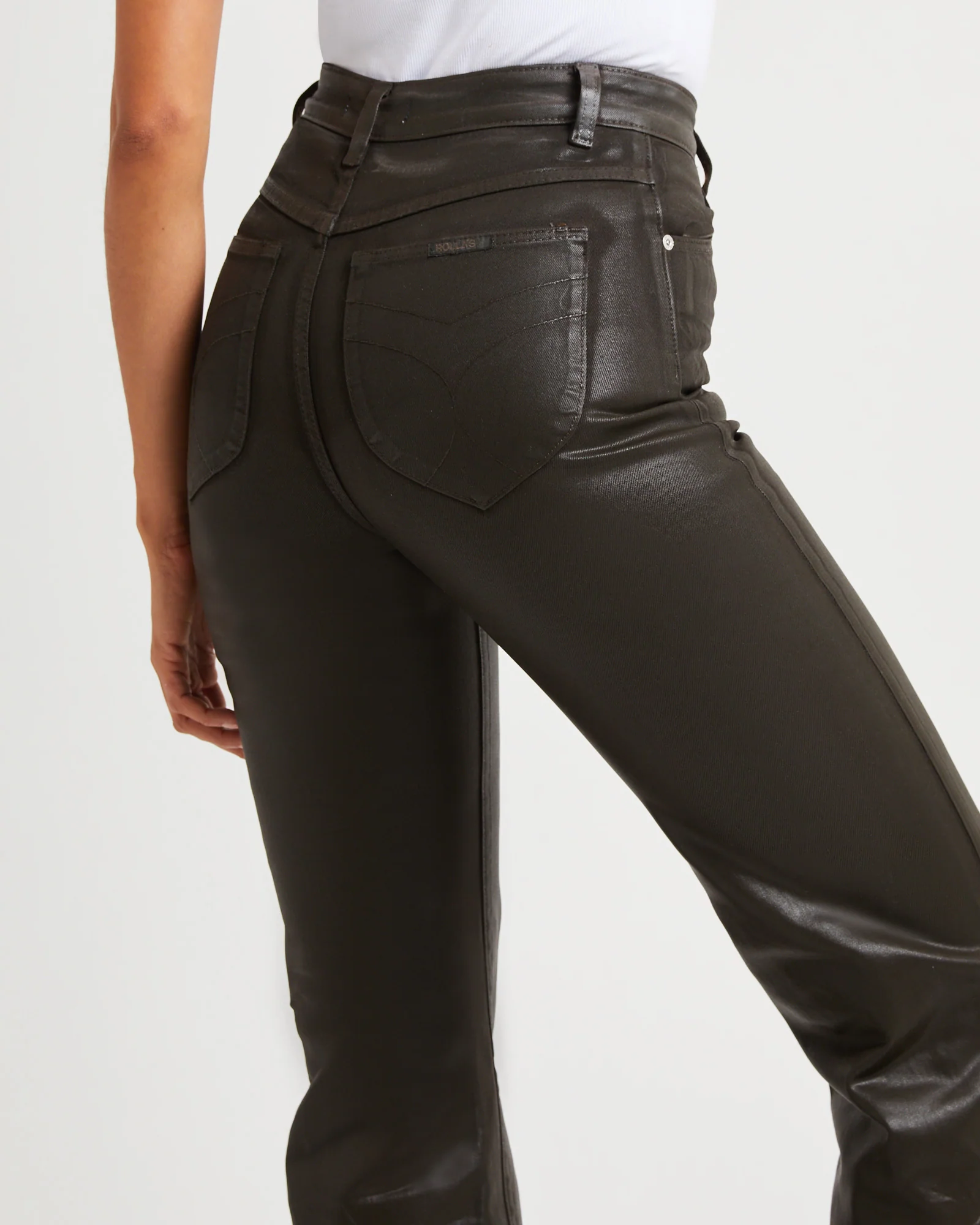 Eastcoast Flare Coated Denim Jeans - Image 5
