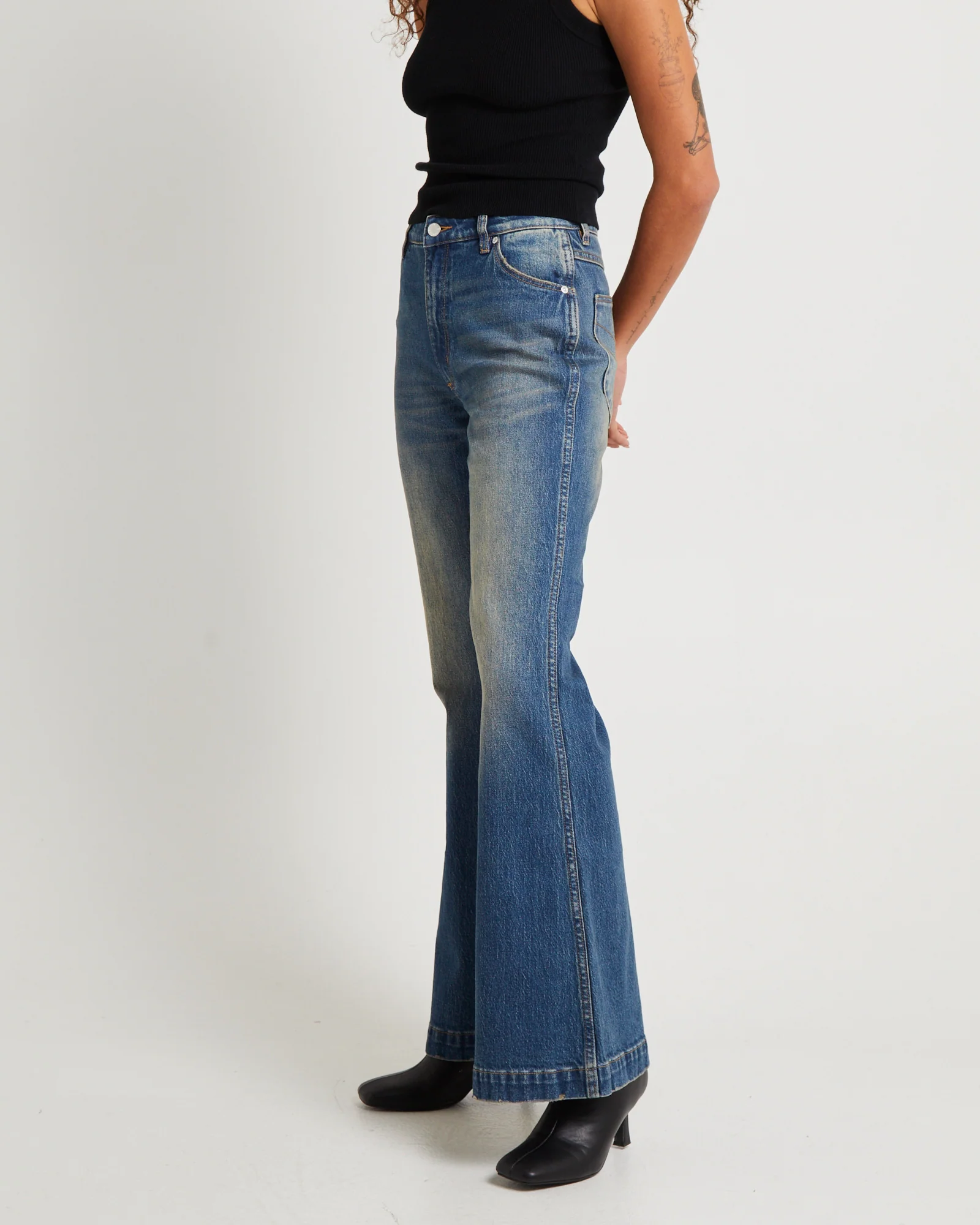 Eastcoast Flare Denim Jeans - Twilight - Image 4
