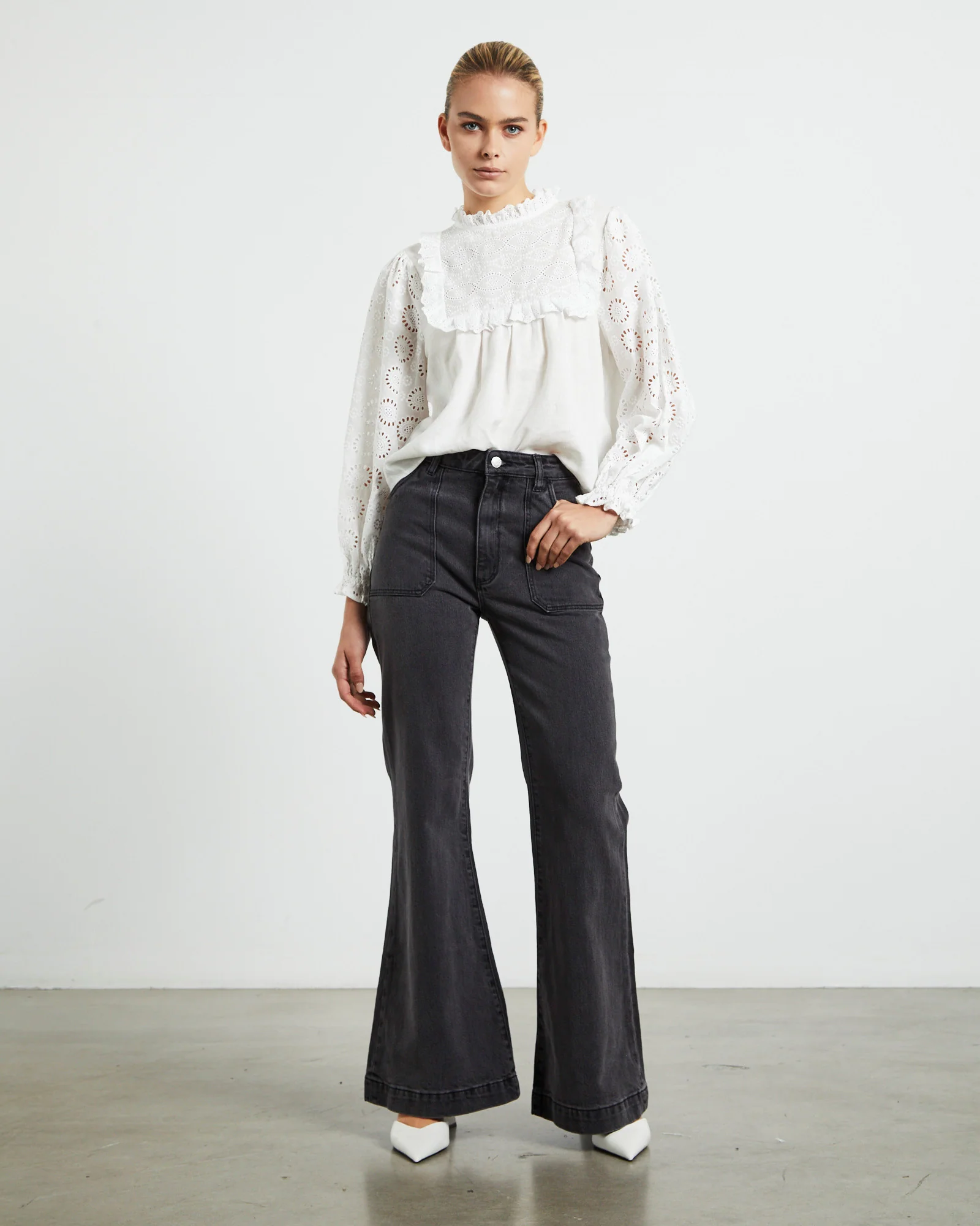 Eastcoast Flare Jeans Brad Black - Image 3