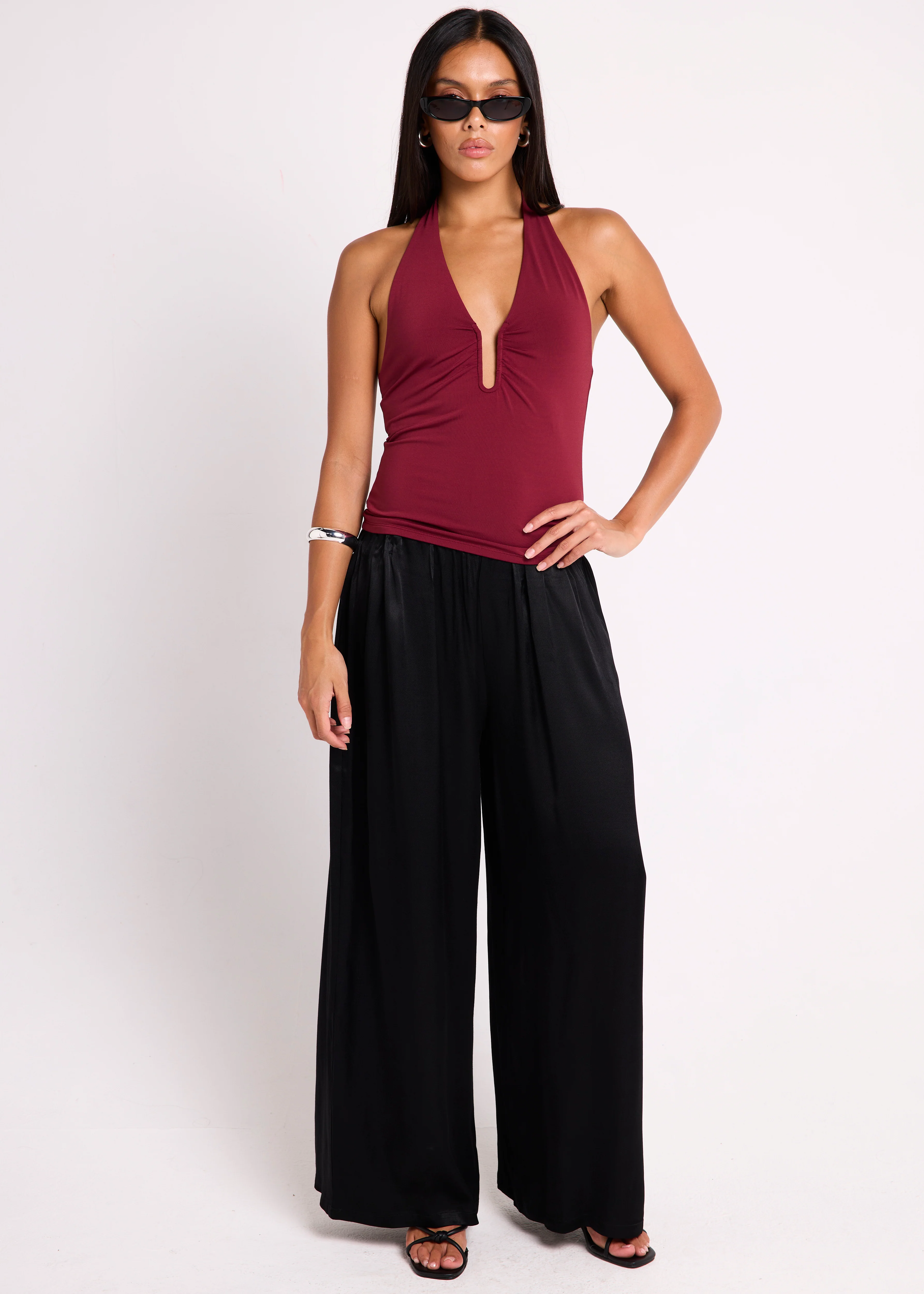 Eden Plunge Halter Top - Image 3