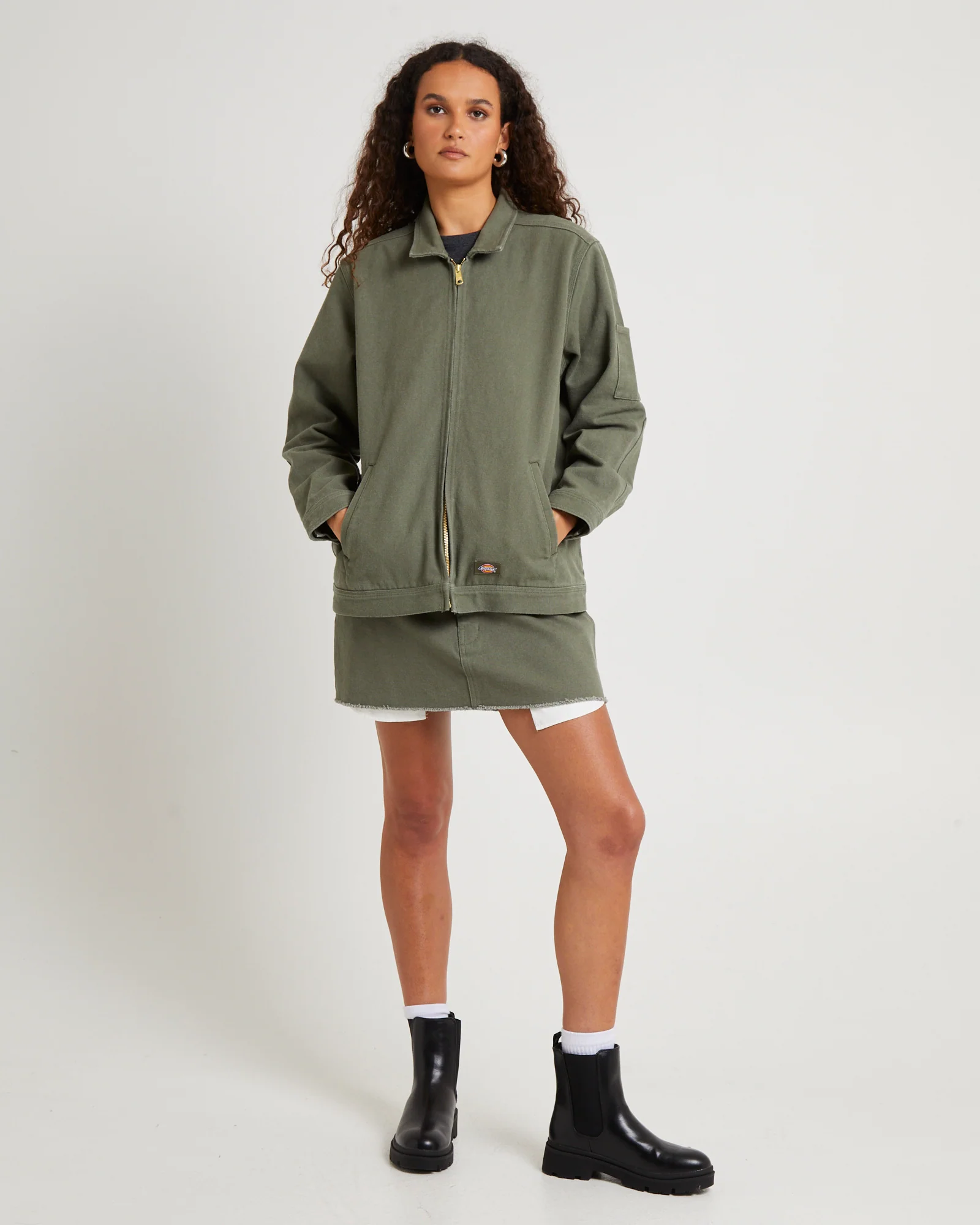Eisenhower Lined Washed Canvas Jacket - Image 3
