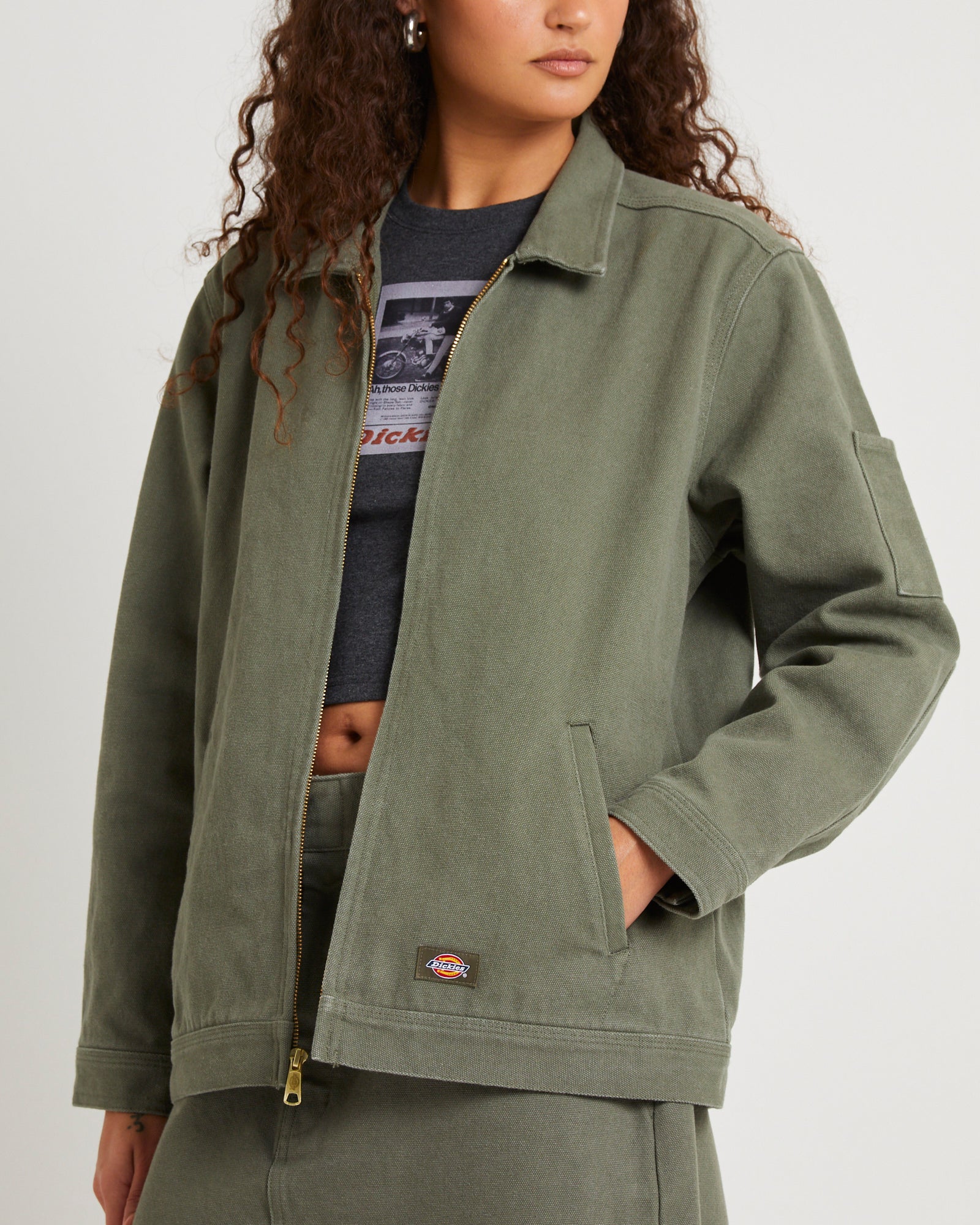 Eisenhower Lined Washed Canvas Jacket - Image 5