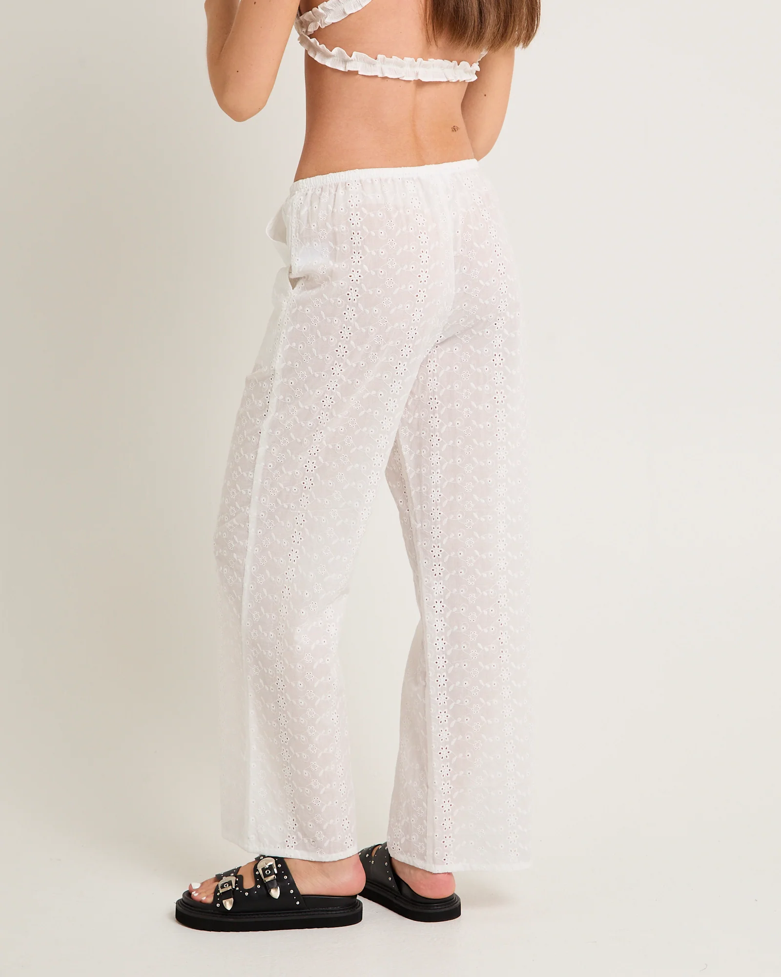 Elin Broderie Pants - Image 4