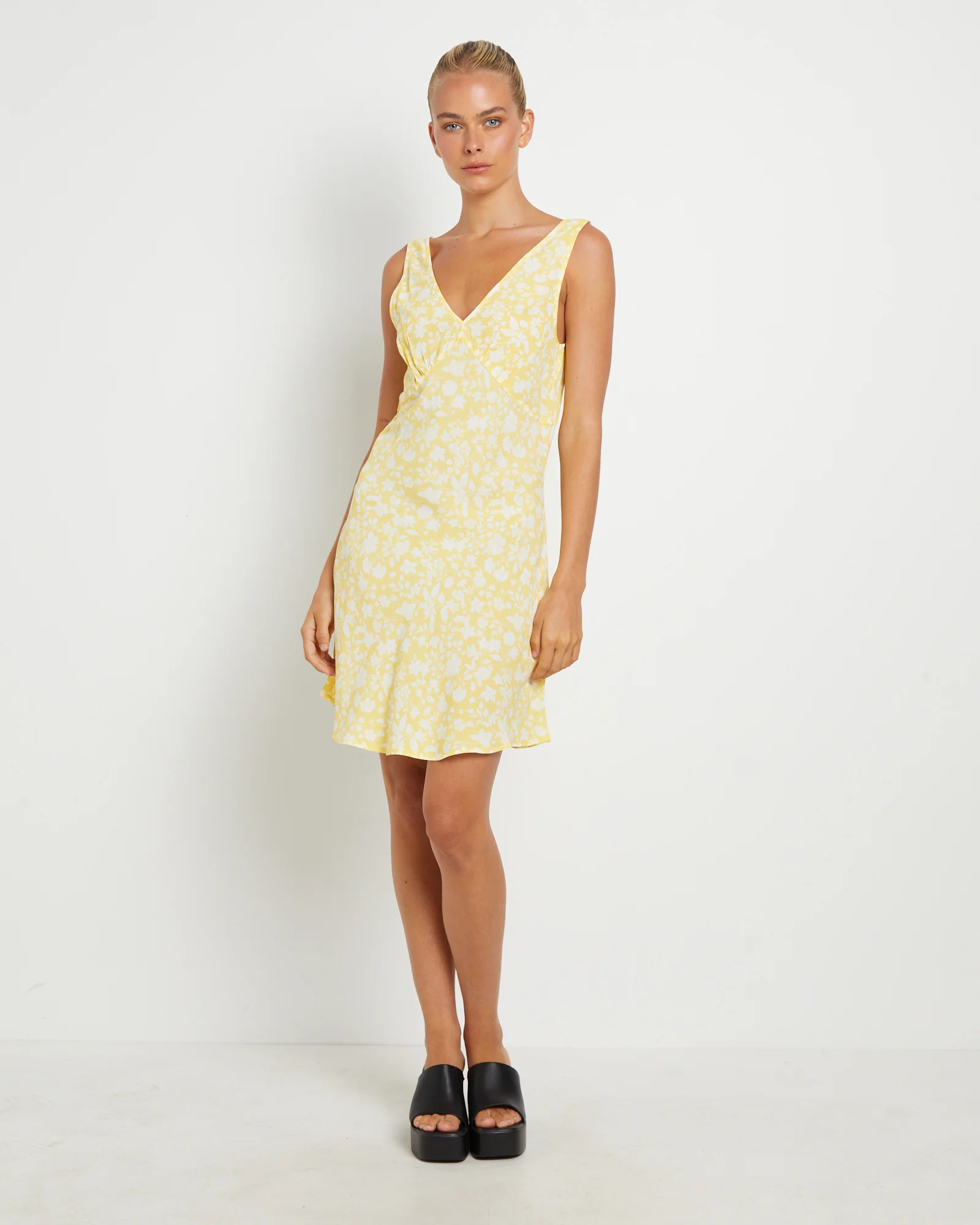 Eliza Mini Dress in Valerie Floral - Image 3