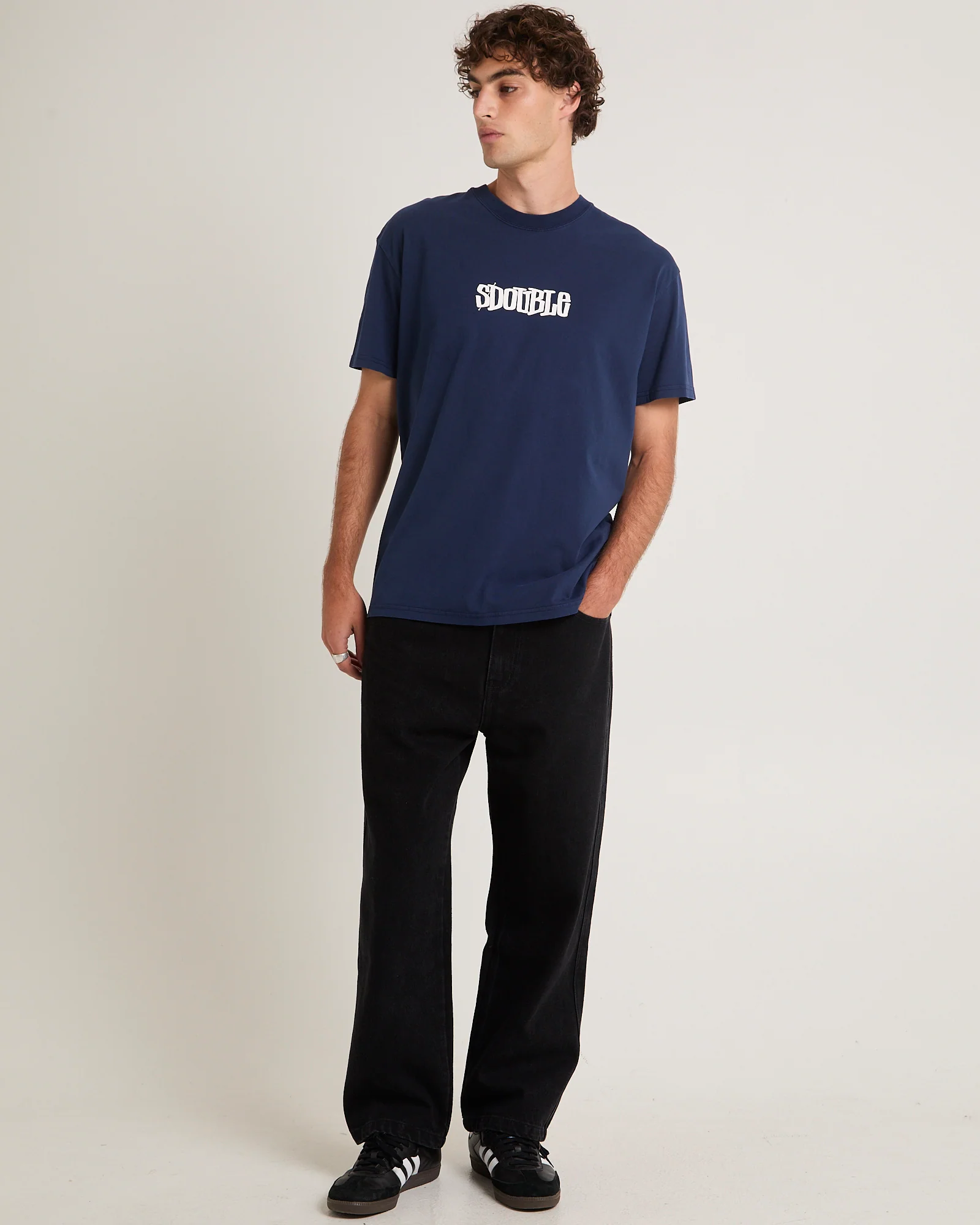 Emb Denim Standard Jeans - Image 3