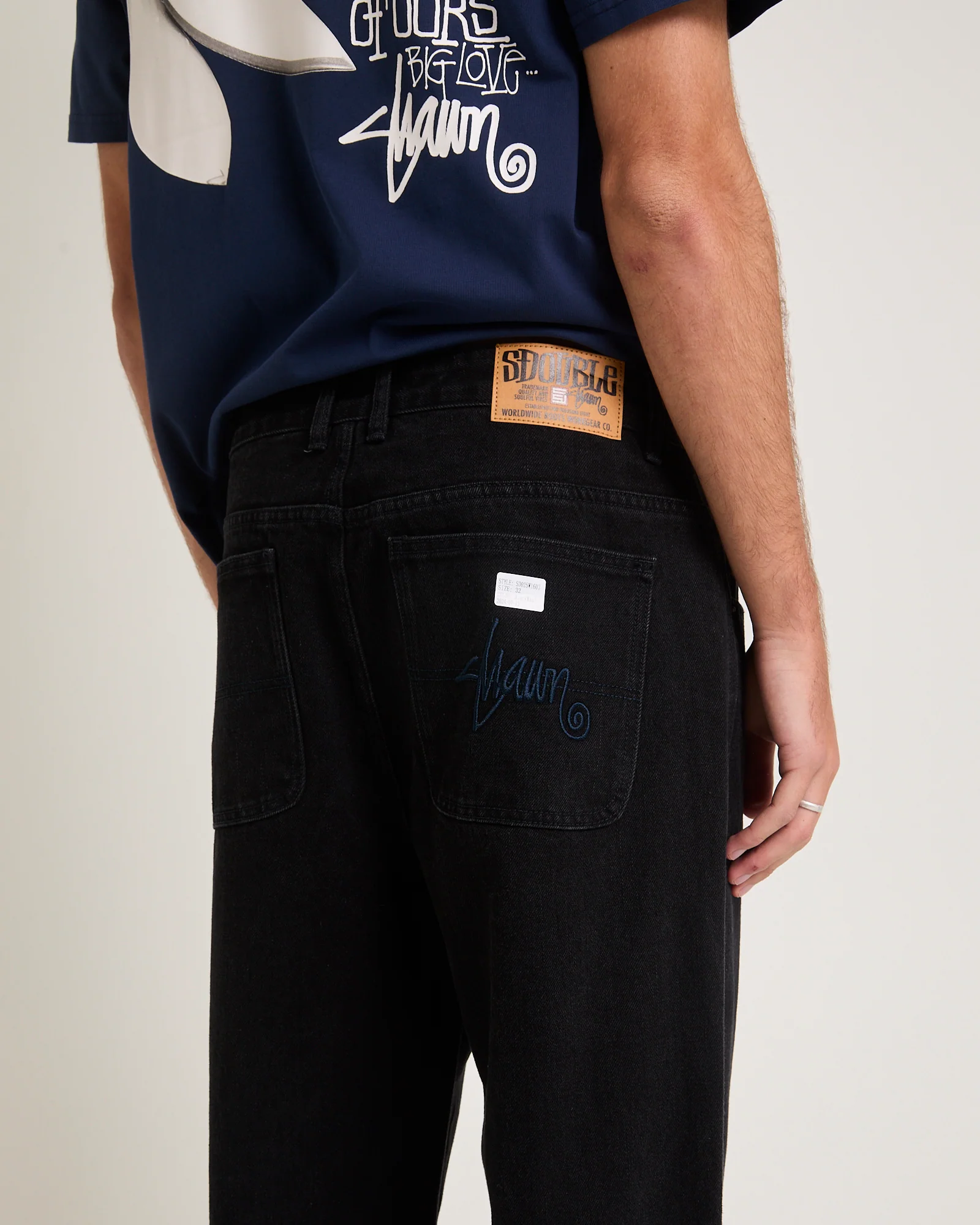 Emb Denim Standard Jeans - Image 5