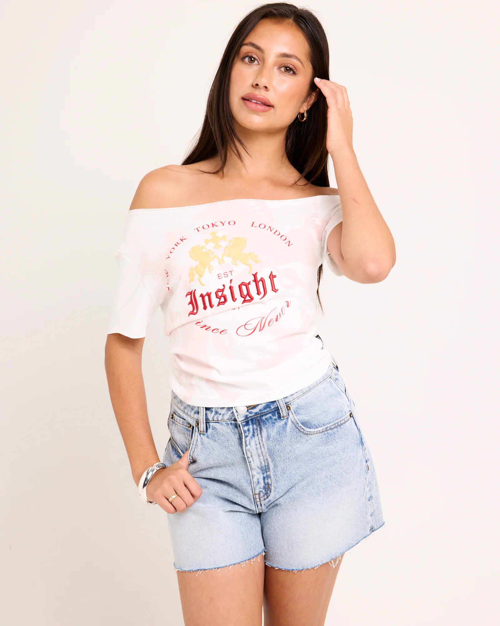 Emblem Slashed Tee - Image 2