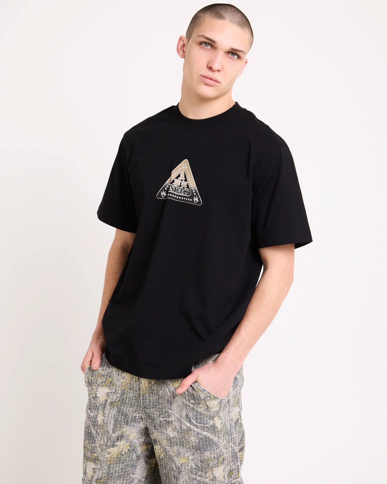 Embossed Retro T-Shirt - Image 5
