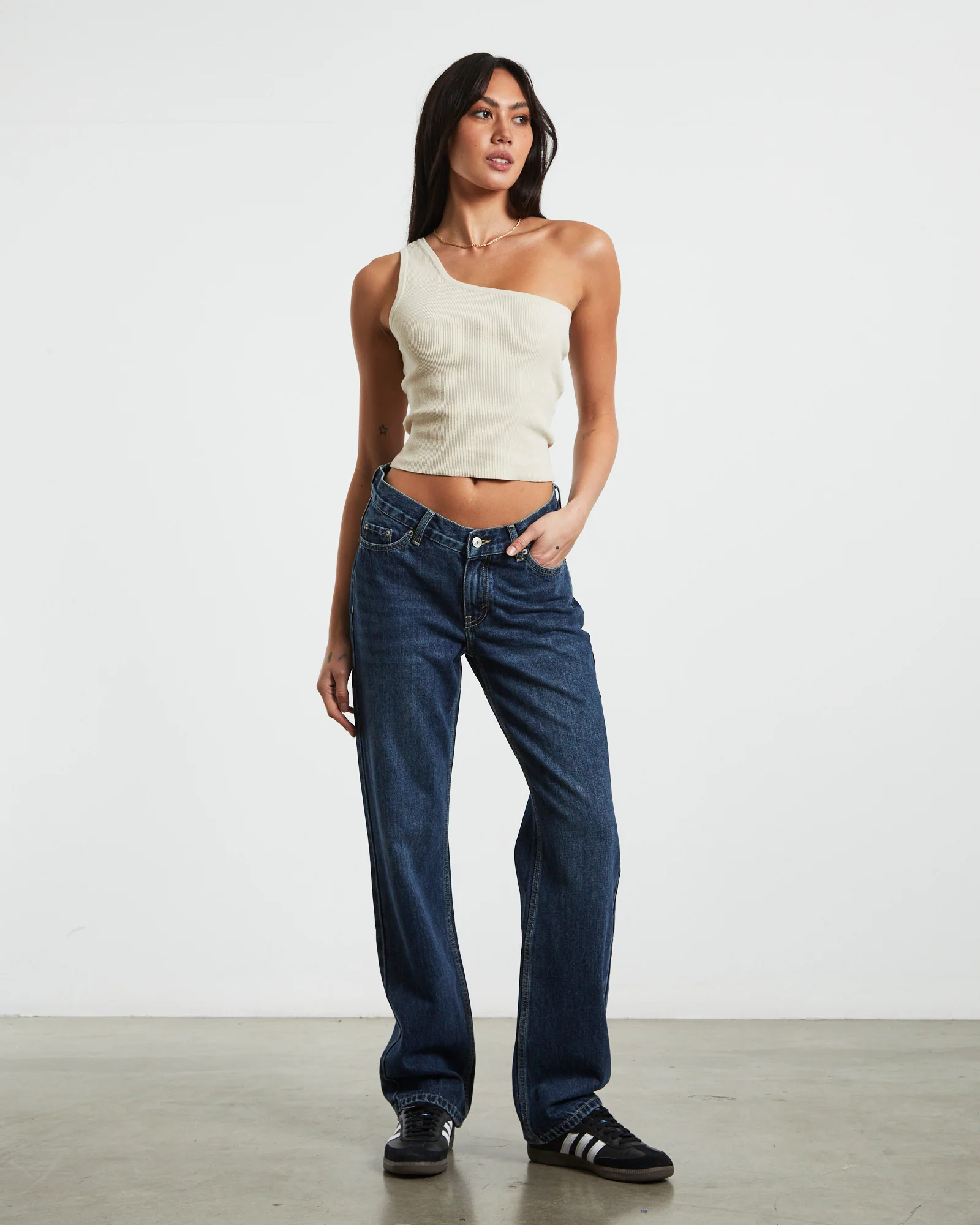 Emmy V Waist Straight Jeans  Y2K - Image 4