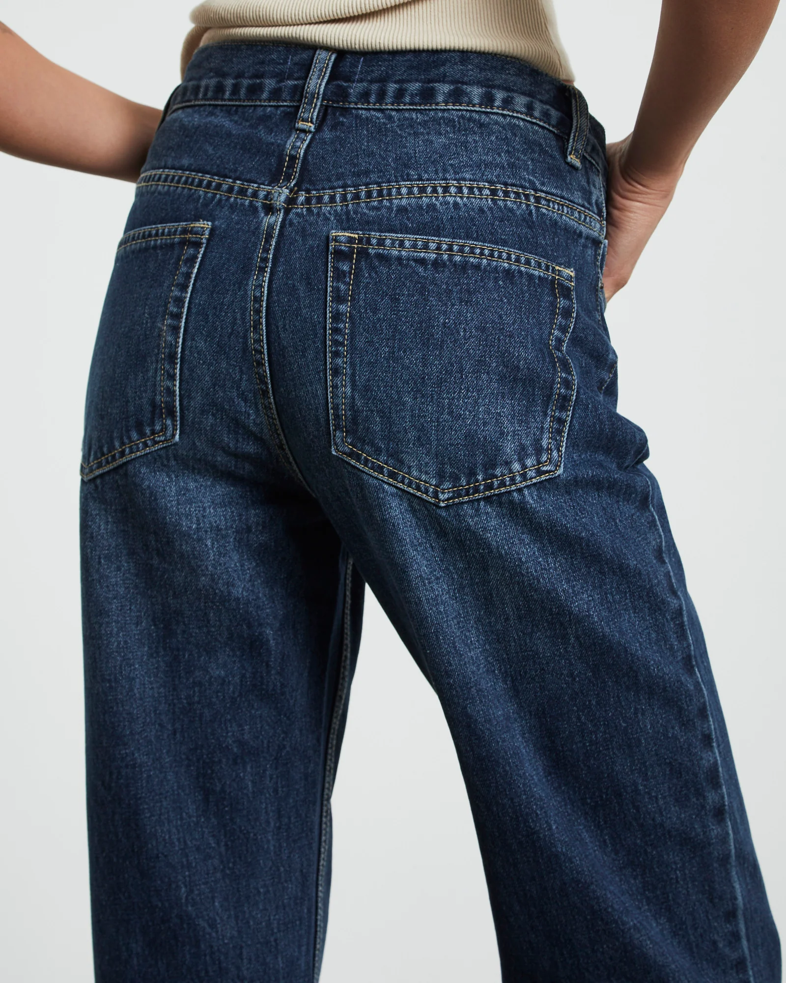 Emmy V Waist Straight Jeans  Y2K - Image 5