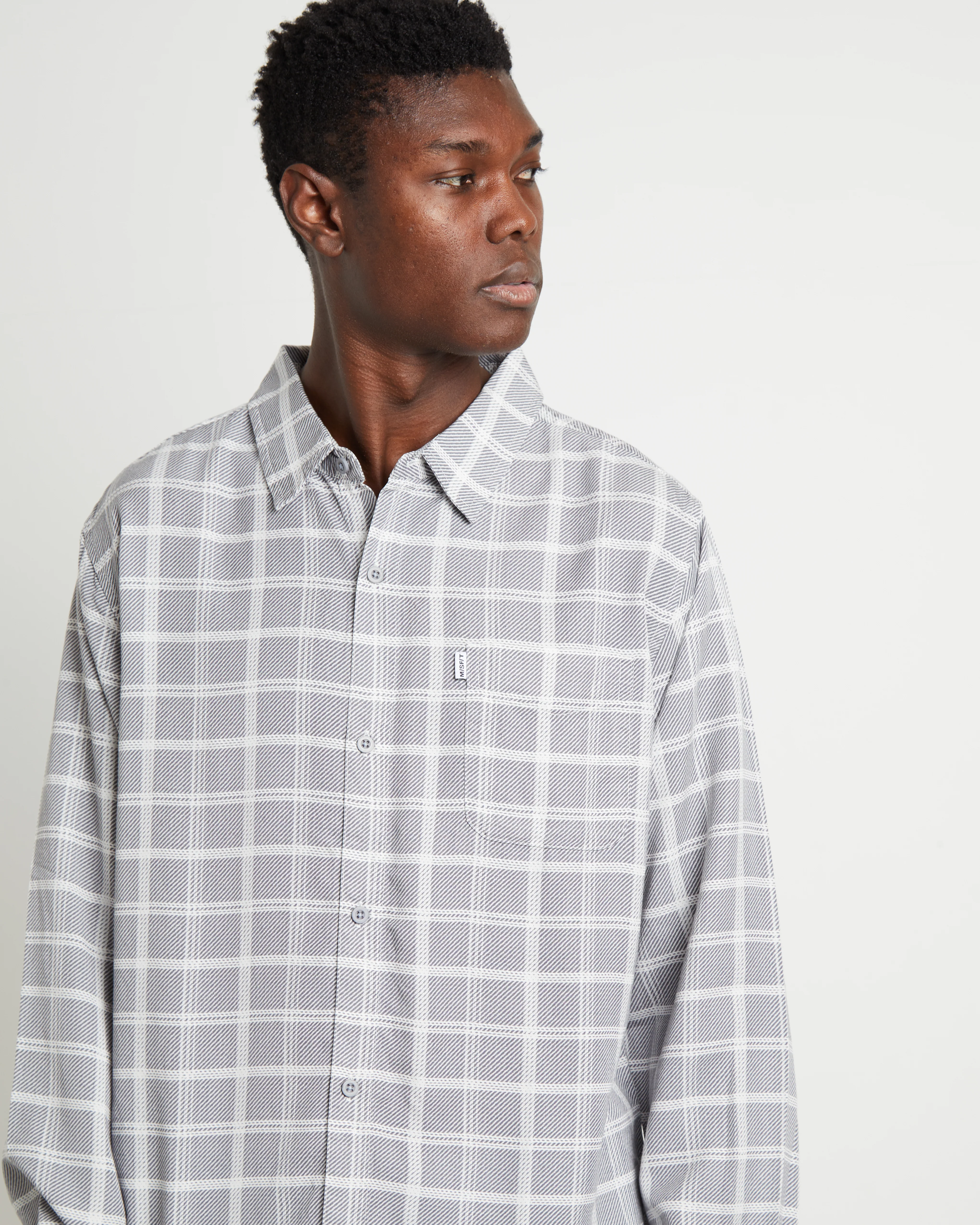 Ennat Long Sleeve Shirt in Check Print - Image 5