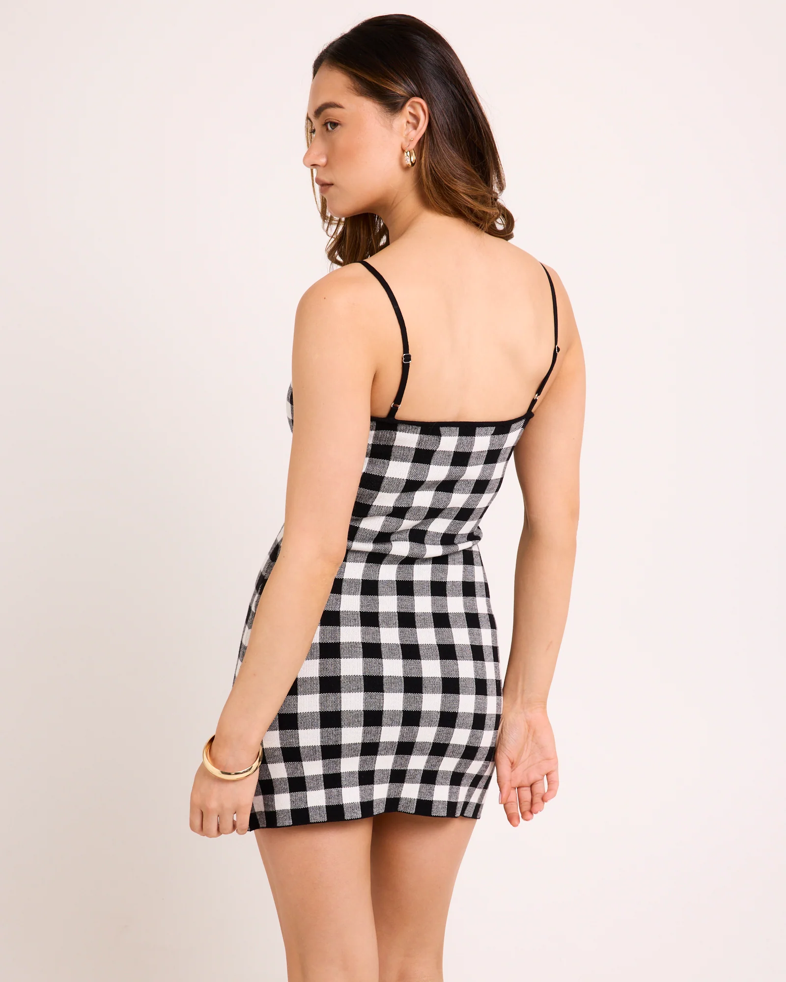 Eris Check Mini Dress - Image 2