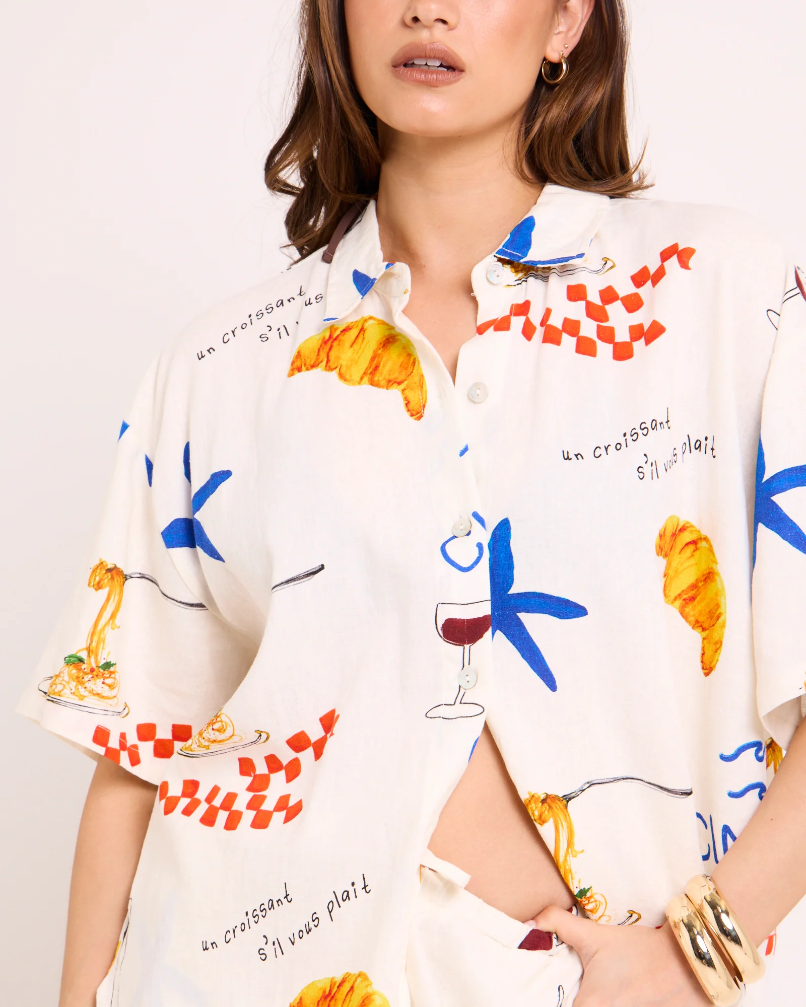 Escape Printed Short Sleeve Shirt - Image 5