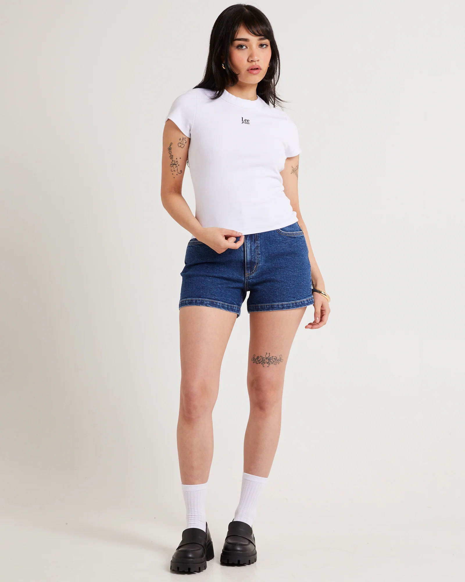 Essential Rib Recycled Cotton T-Shirt - Image 3