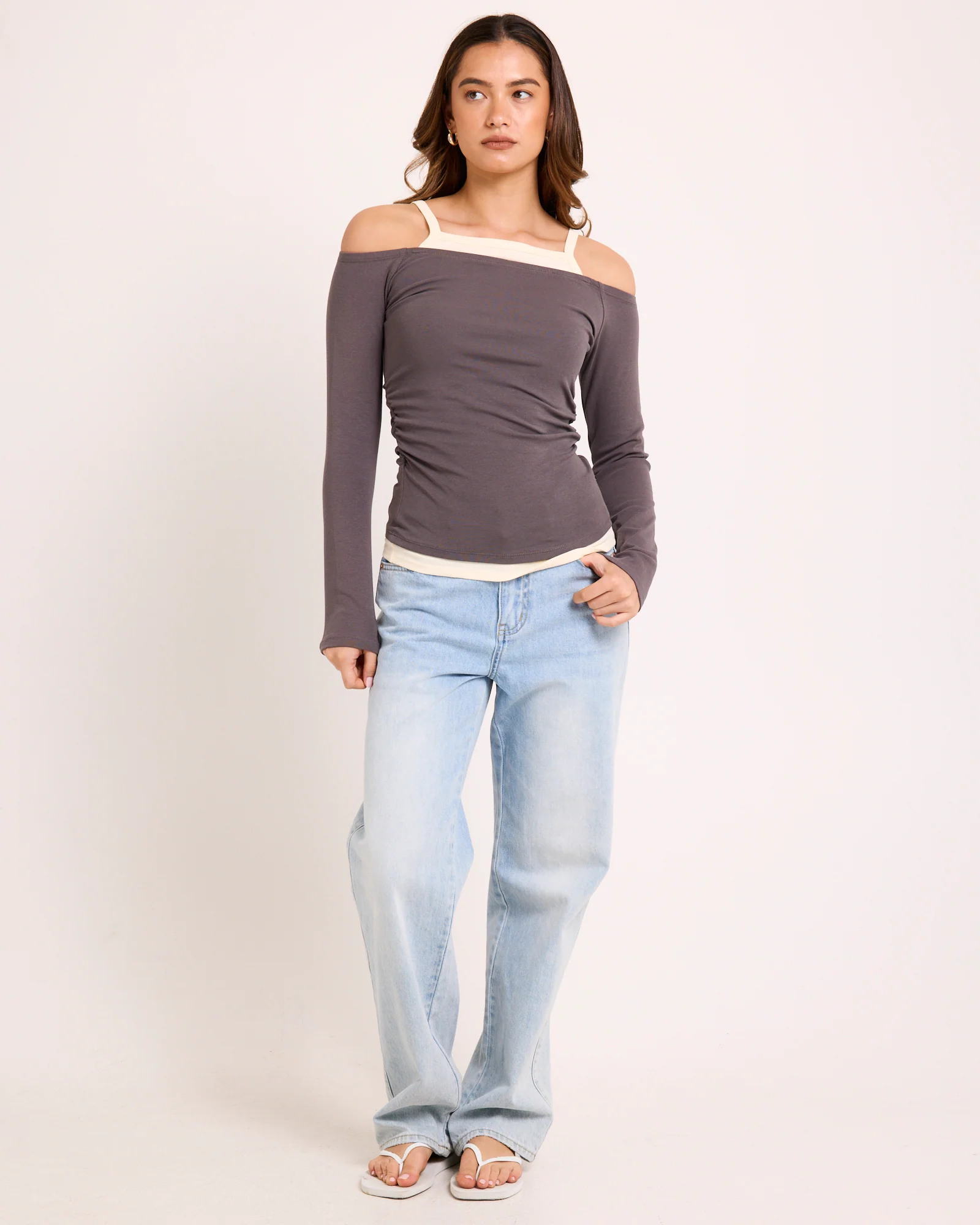 Eva Layered Long Sleeve Top - Image 3